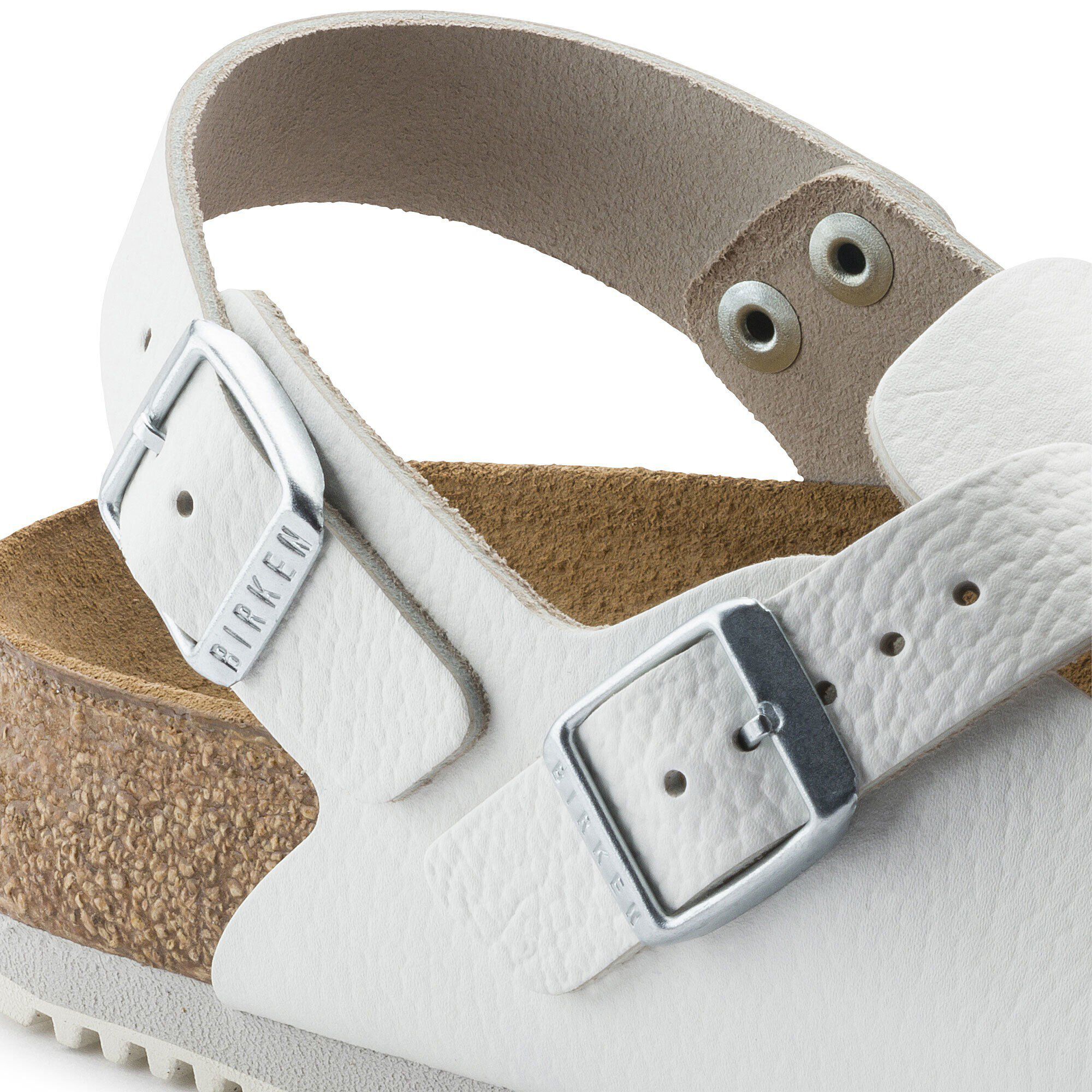 Birkenstock Tokio Super Grip Clogs Regular White Natural Leather EU 43 Regular