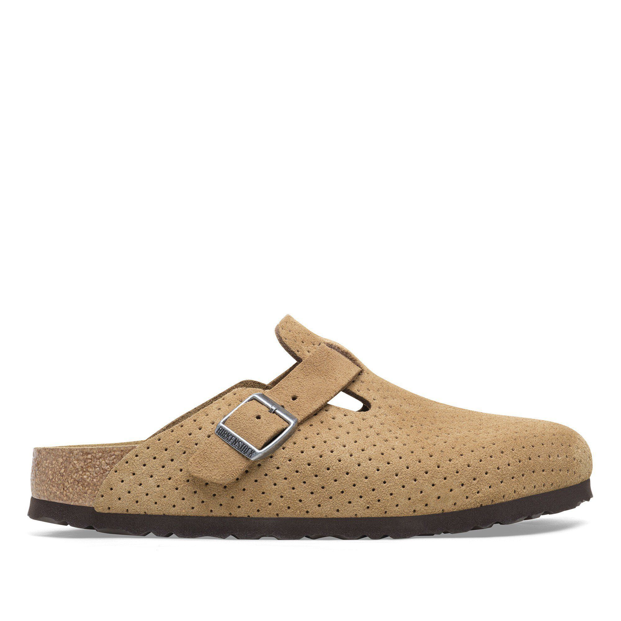 靴 Birkenstock Boston Birkenstock Boston Suede Leather Soft Footbed Clogs