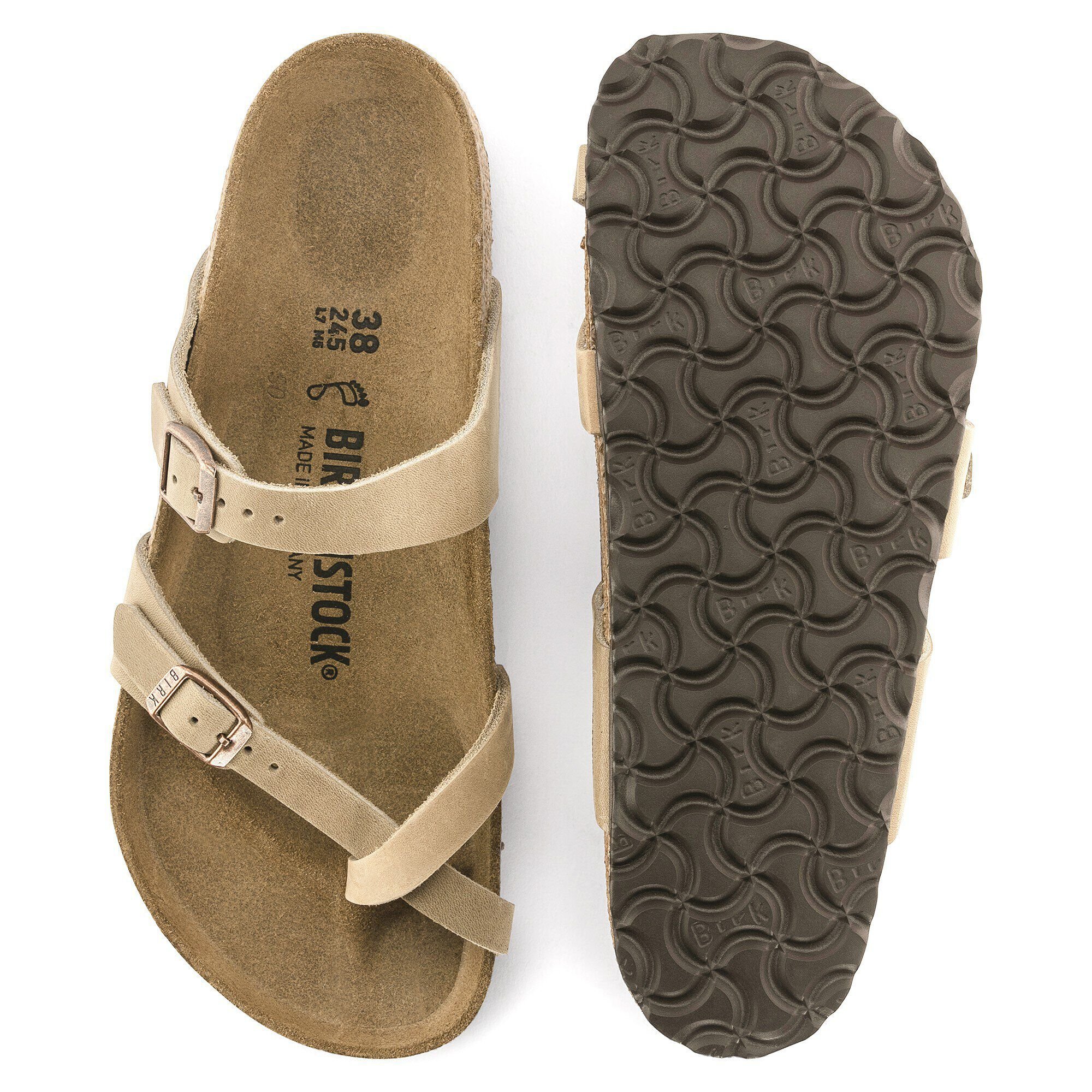 Birkenstock mayari tobacco oiled leather 38 shop