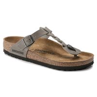 Birkenstock — Gizeh Oiled Black Leather Regular Width – Shoe La La