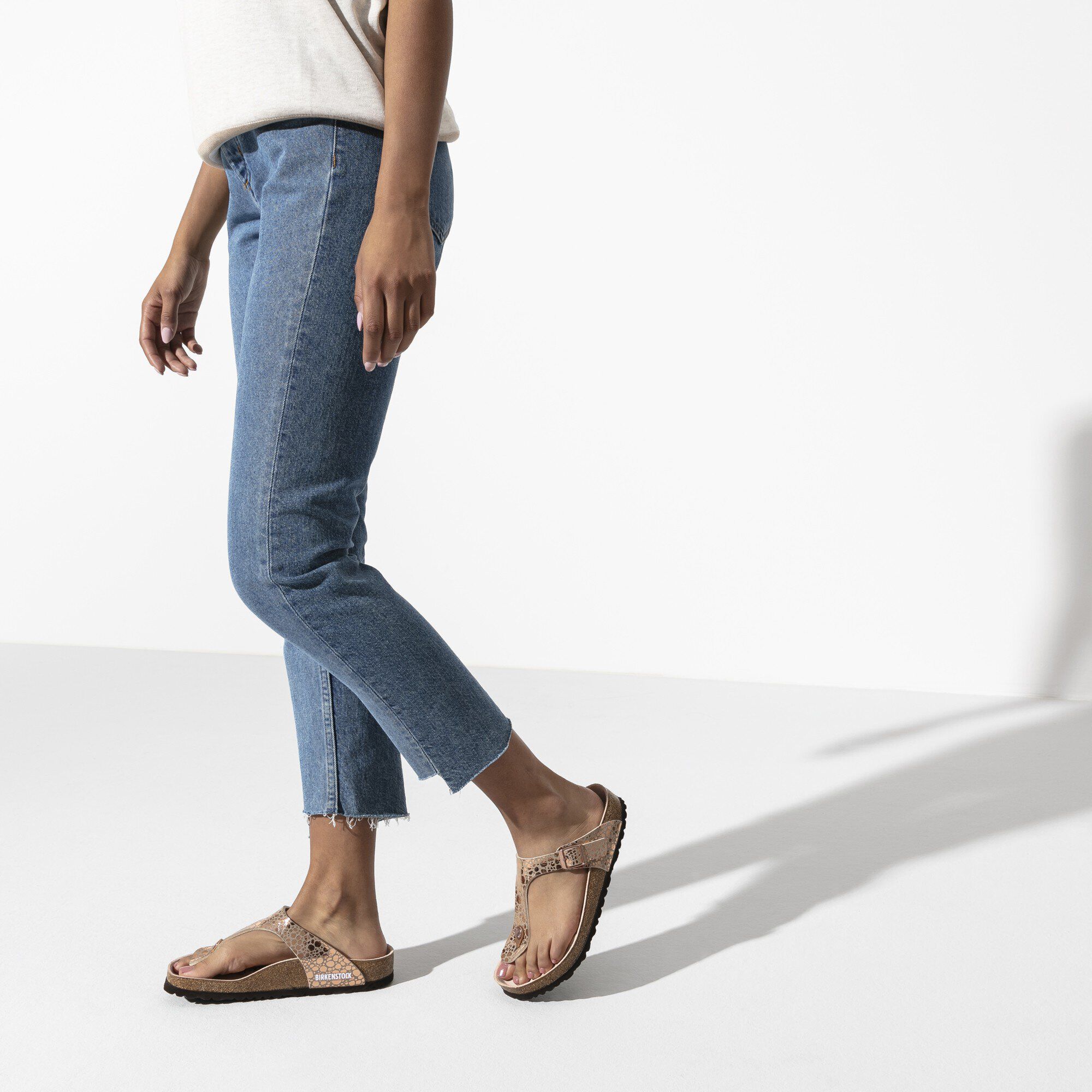 Birkenstock metallic stones gizeh clearance