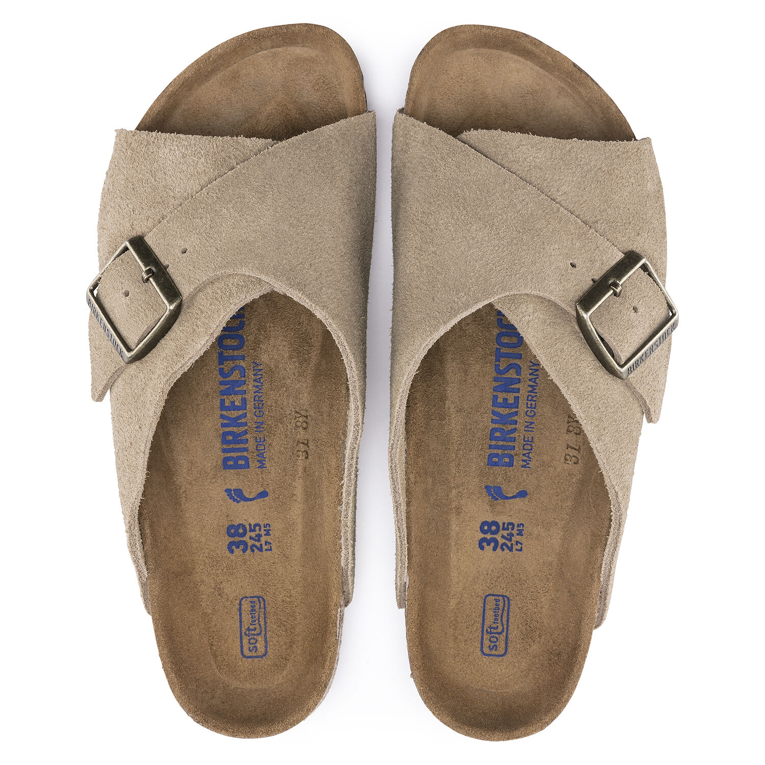 Arosa Soft Footbed Suede Leather Taupe | BIRKENSTOCK
