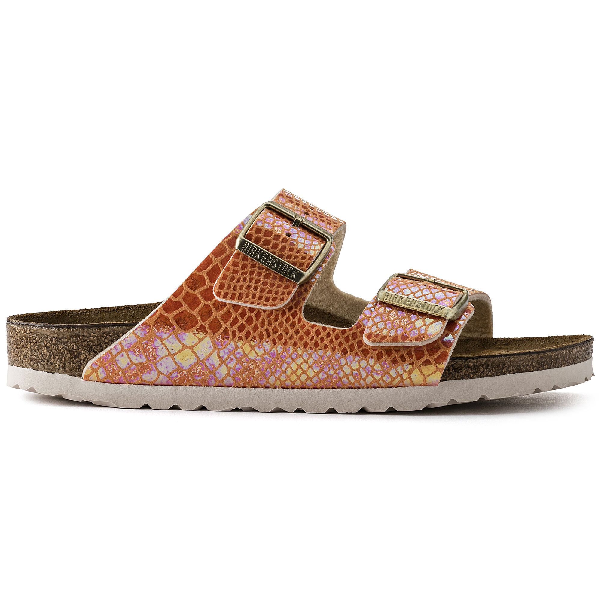 Birkenstock black cheap shiny snake