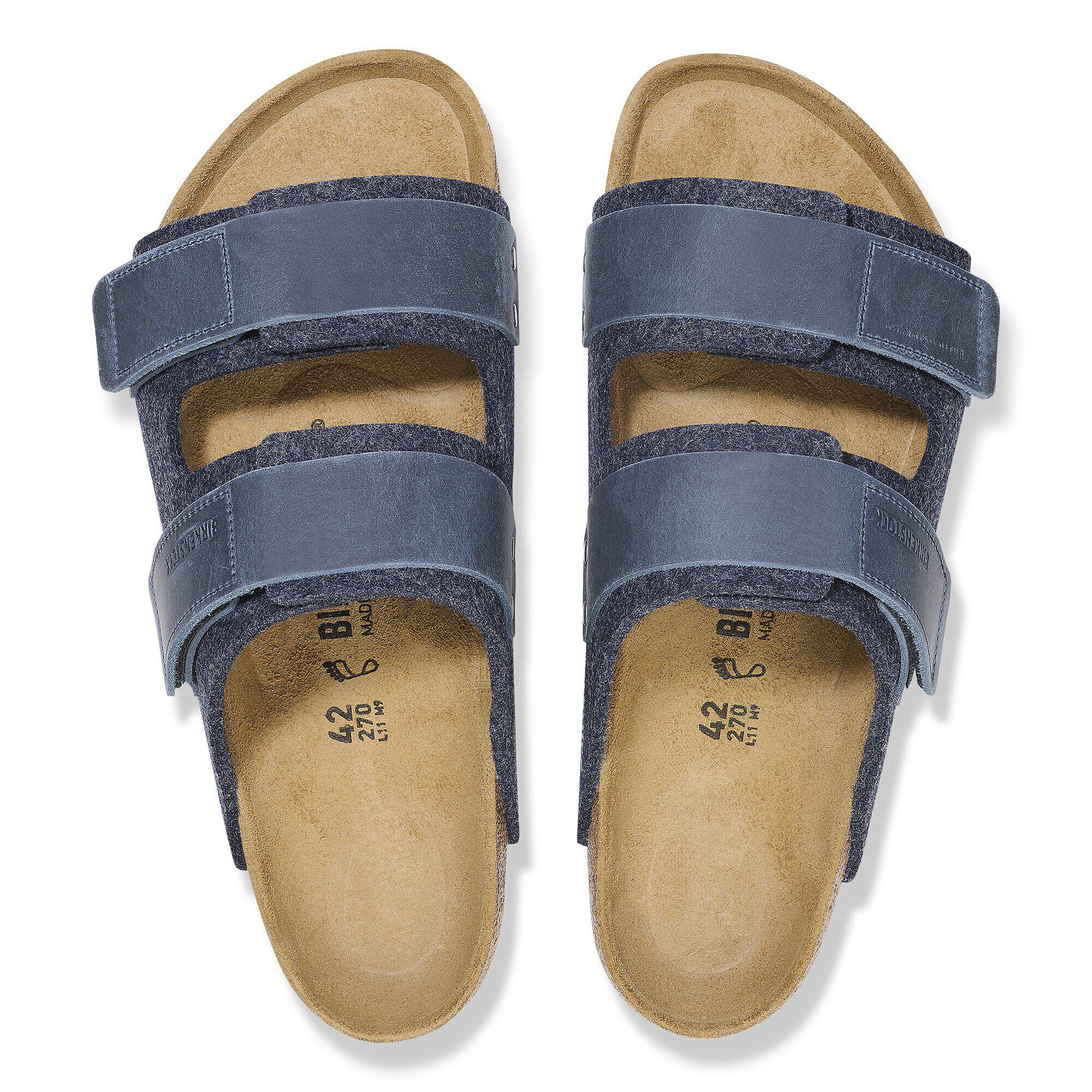 Uji Natural Leather-Felt Midnight | BIRKENSTOCK