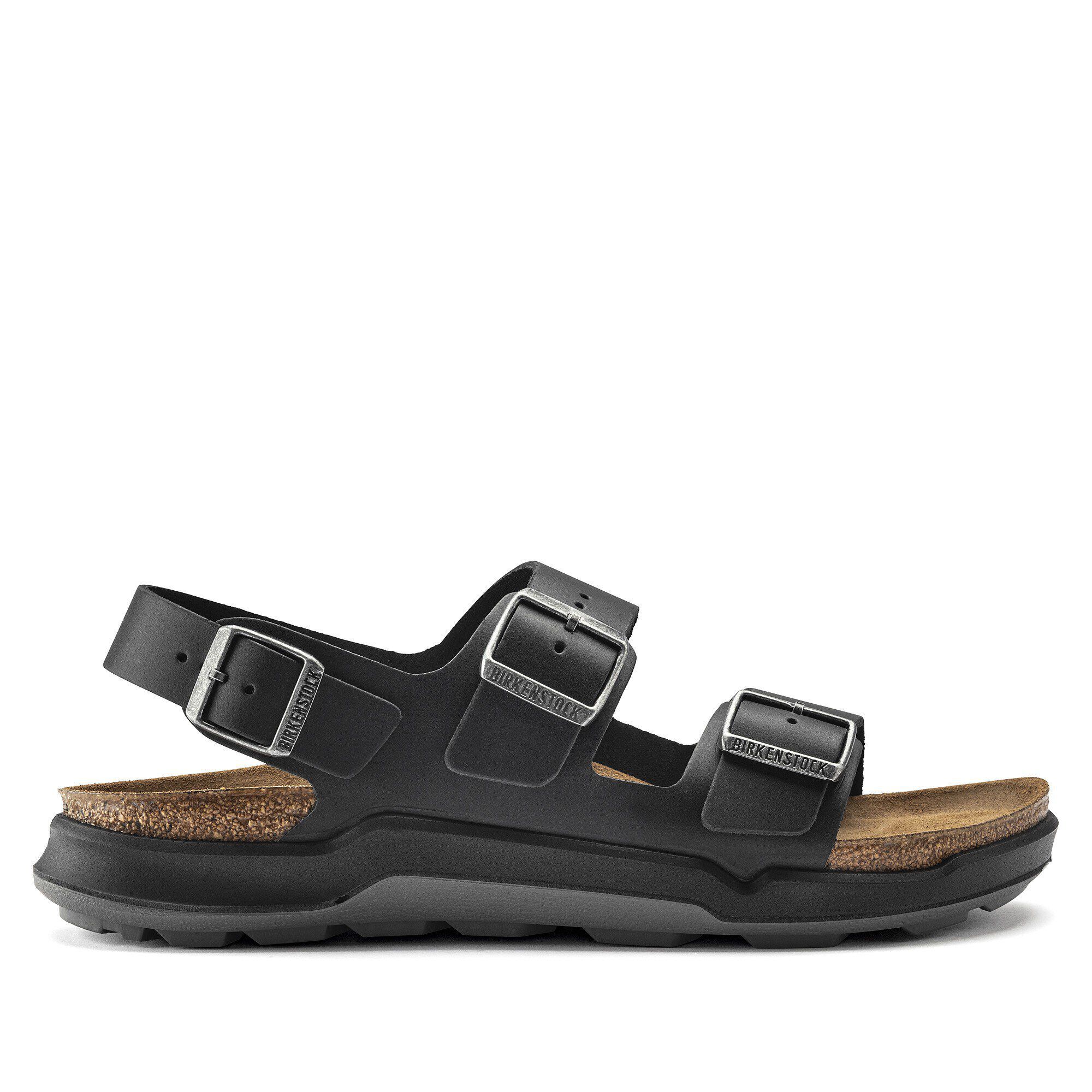 靴 BIRKENSTOCK MILANO Milano Crosstown Men Oiled Leather Faded Khaki | BIRKENSTOCK