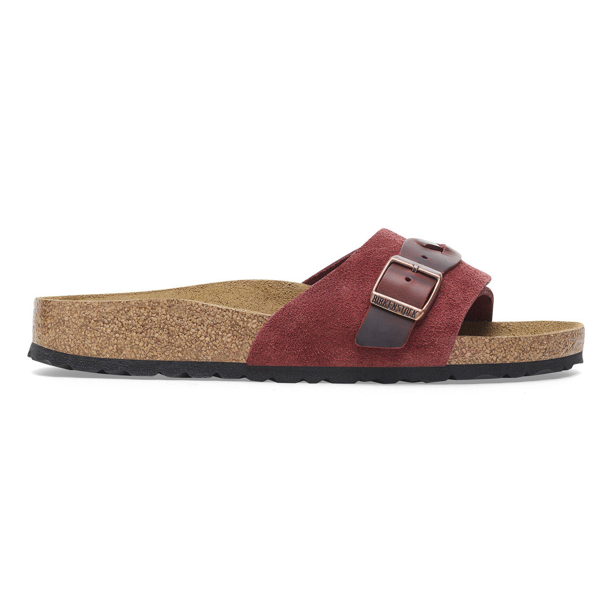 Birkenstock bordeaux suede store