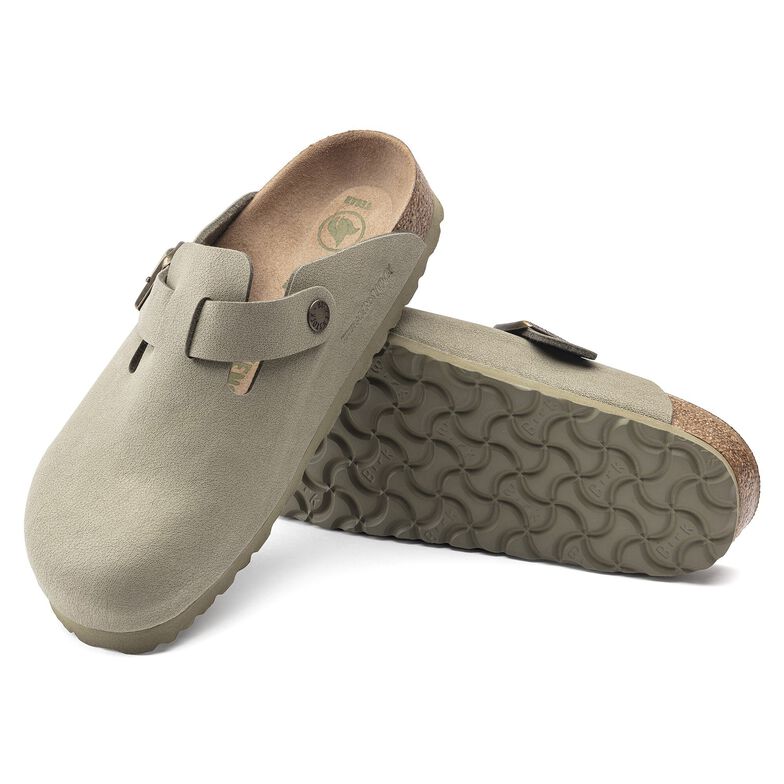 Boston Vegan Birkibuc Khaki | BIRKENSTOCK