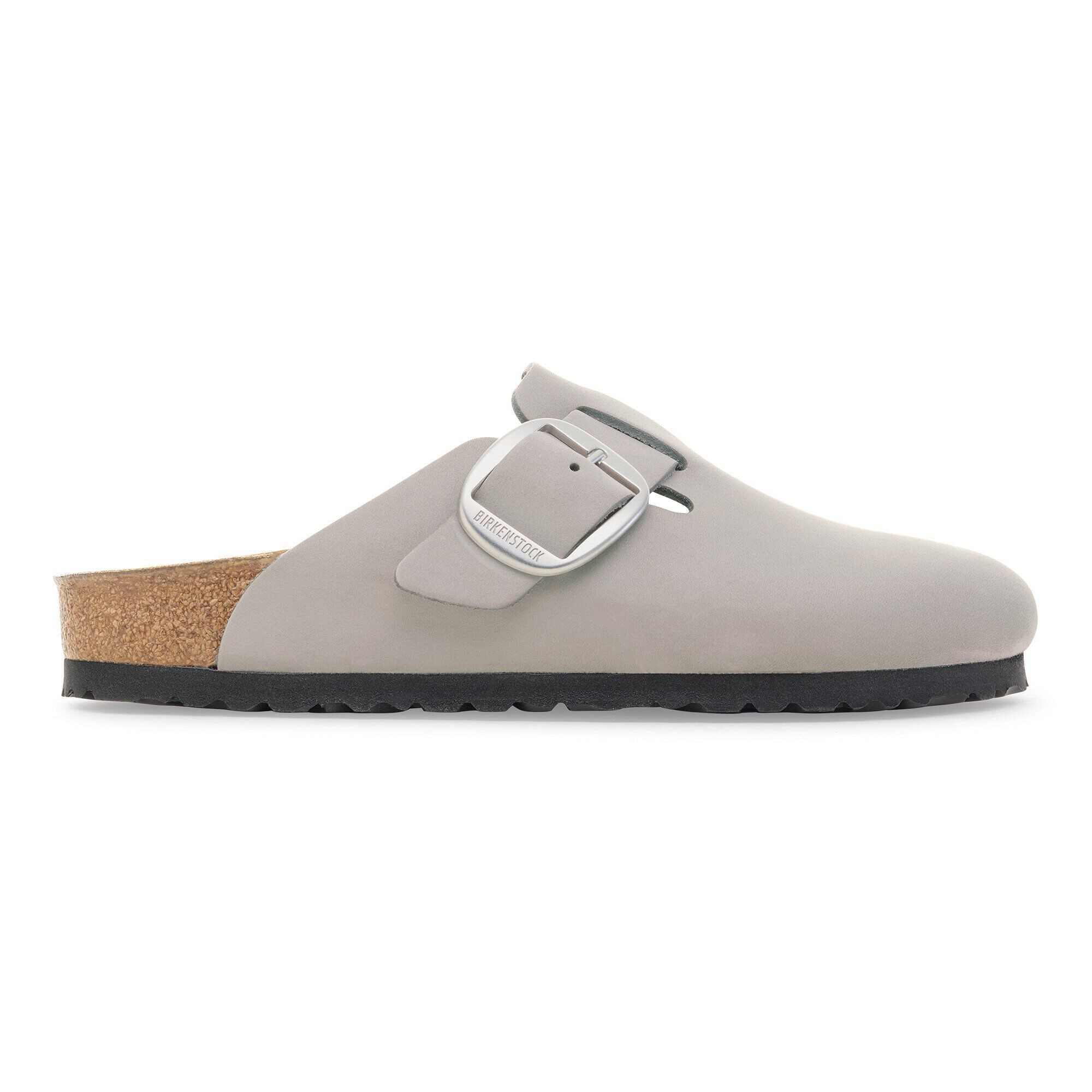 Boston Big Buckle Nubuck Leather Stone Coin | BIRKENSTOCK
