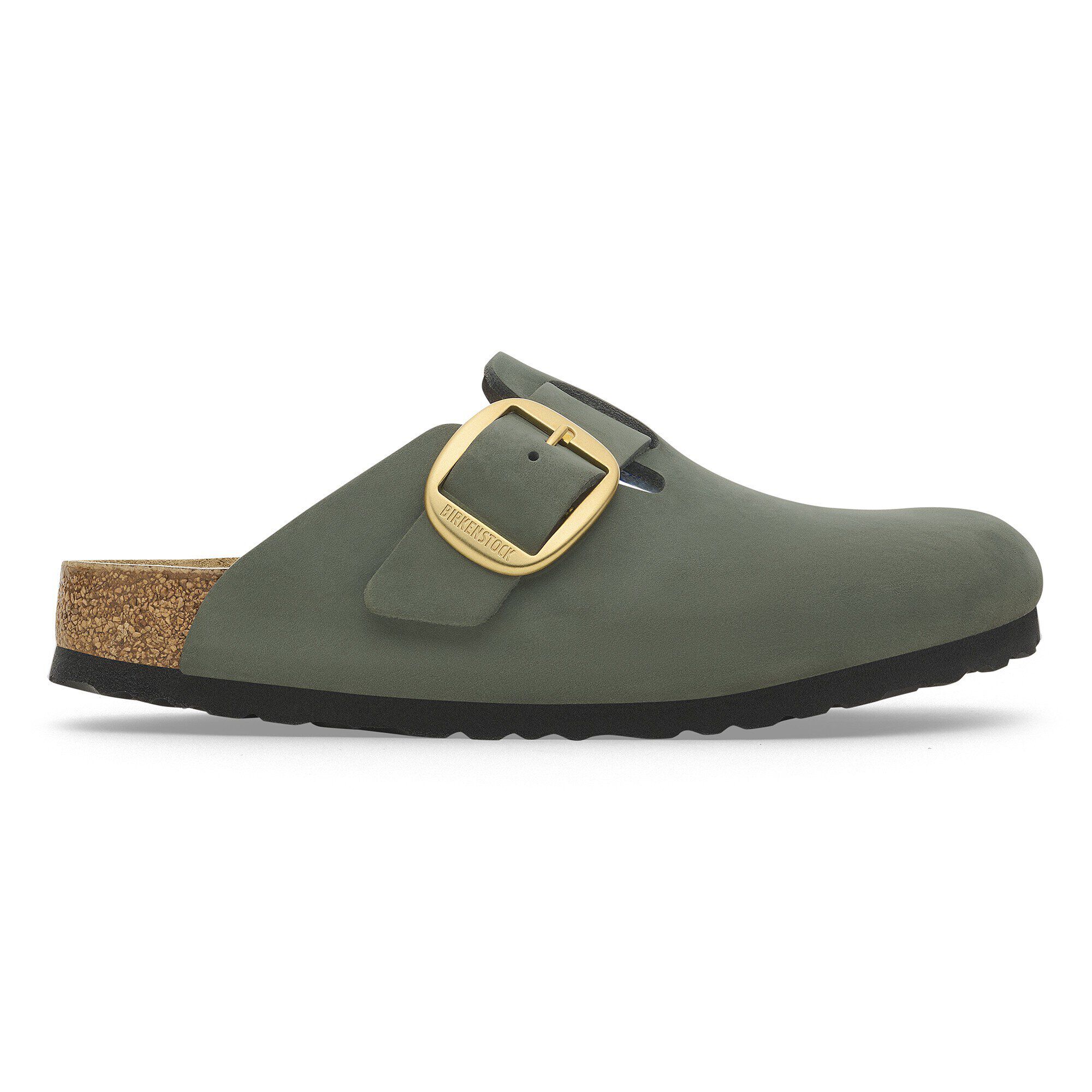 Boston Big Buckle Nubuck Leather Thyme | BIRKENSTOCK