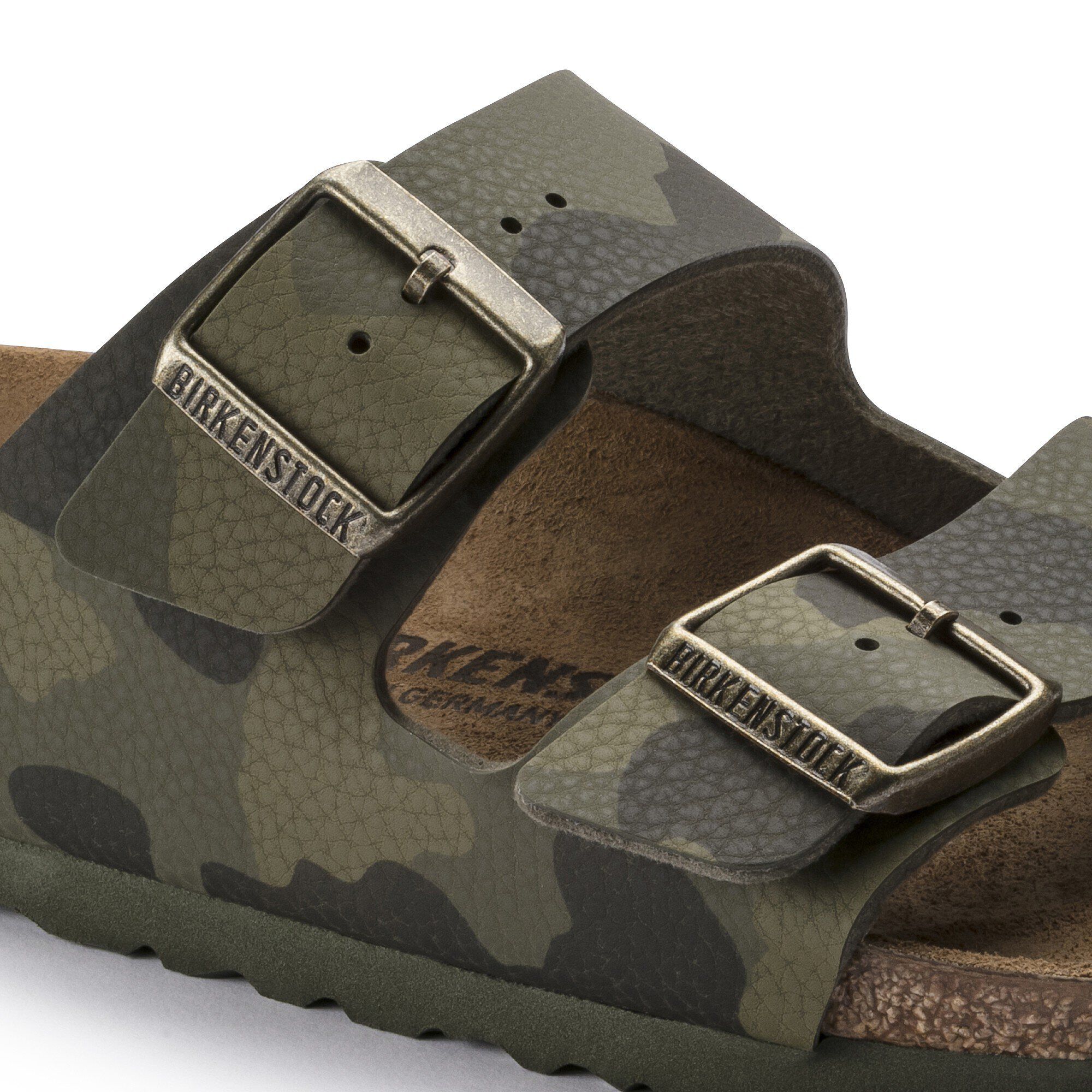 Arizona Birko Flor Desert Soil Camouflage Green BIRKENSTOCK