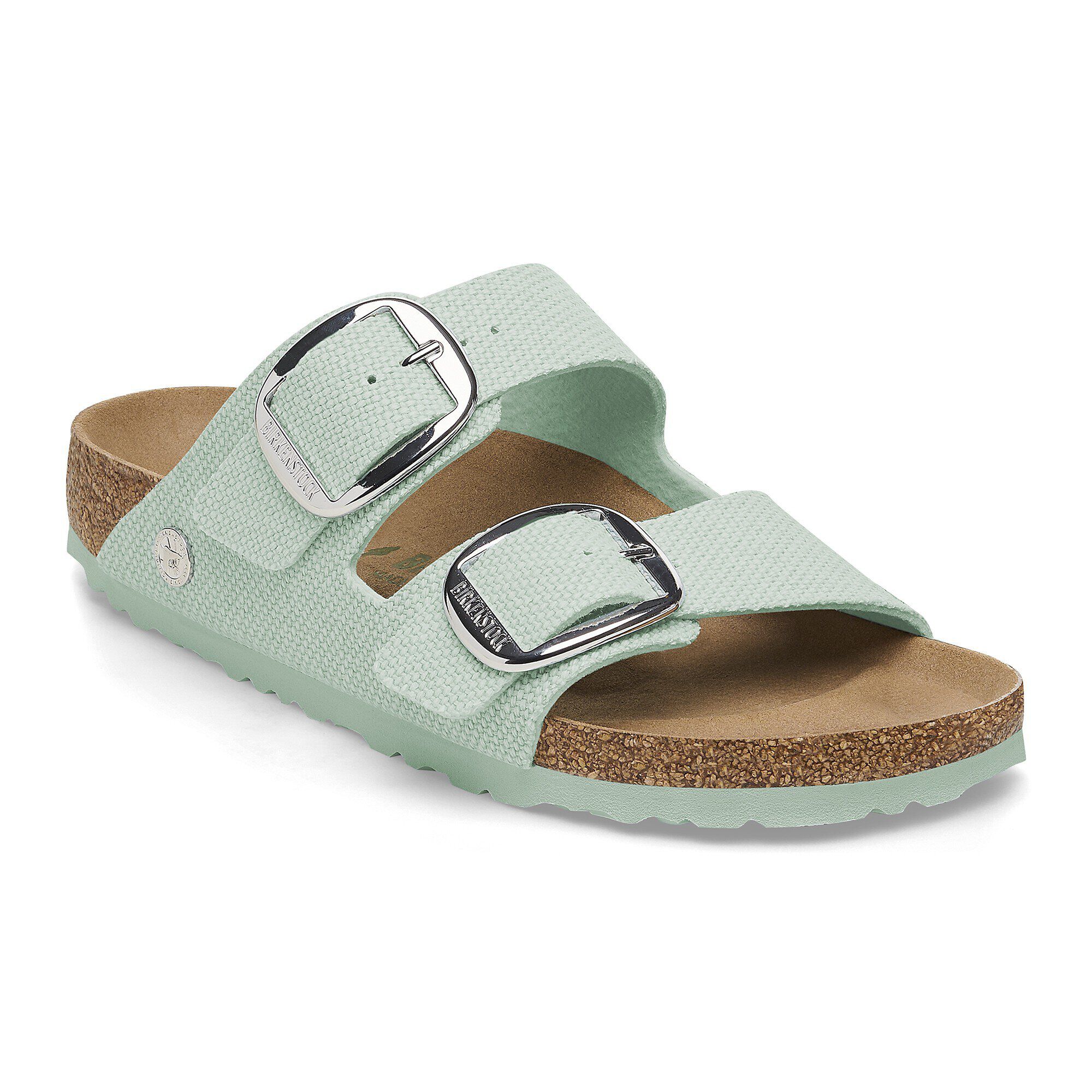 サンダル・ミュール BIRKENSTOCK ARIZONA BIG BUCKLE FLAT SANDALS IN RAFFIA (NARRO Arizona Big Buckle Textile Raffia Black | BIRKENSTOCK