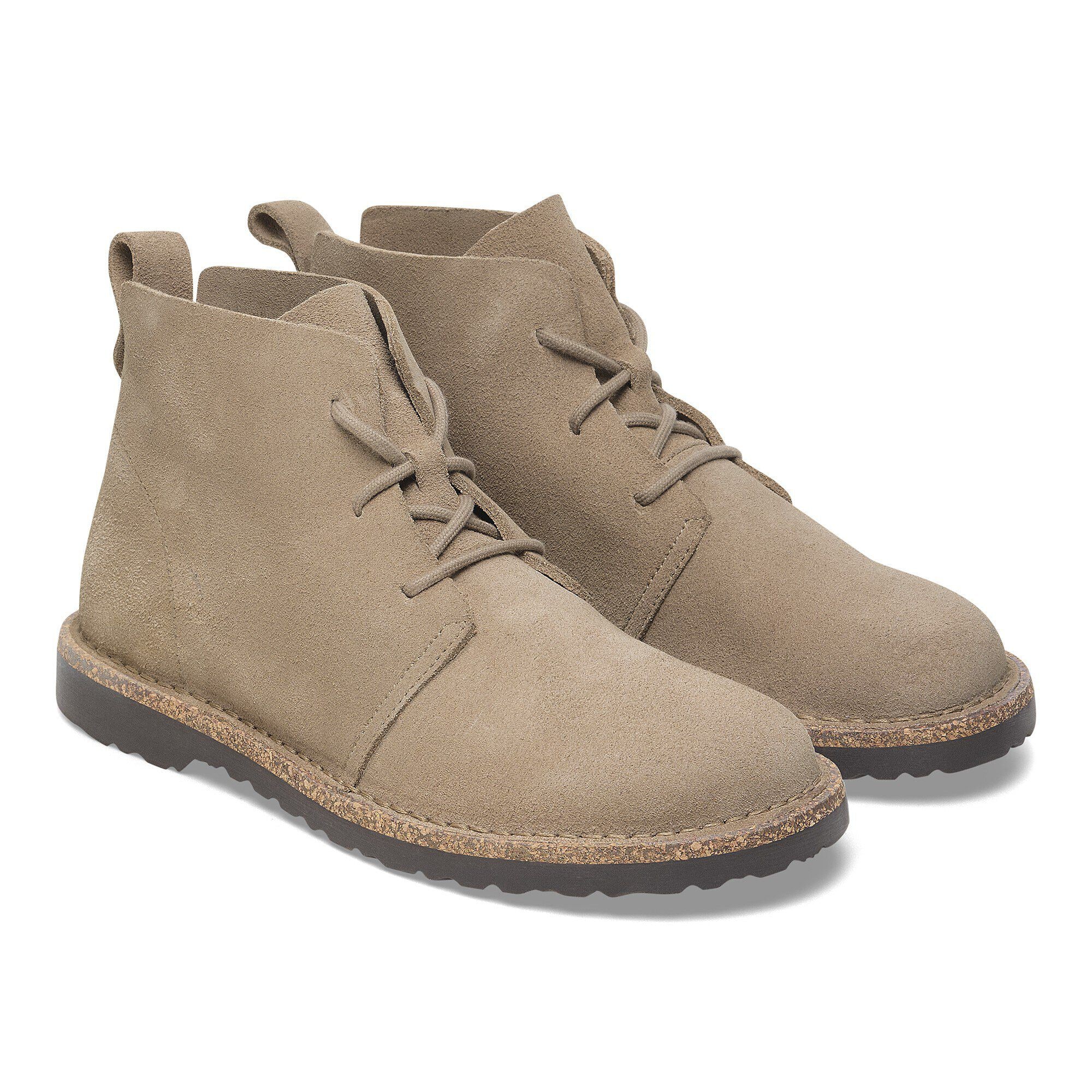 BIRKENSTOCK Uppsala Mid Suede Leather Taupe Boots