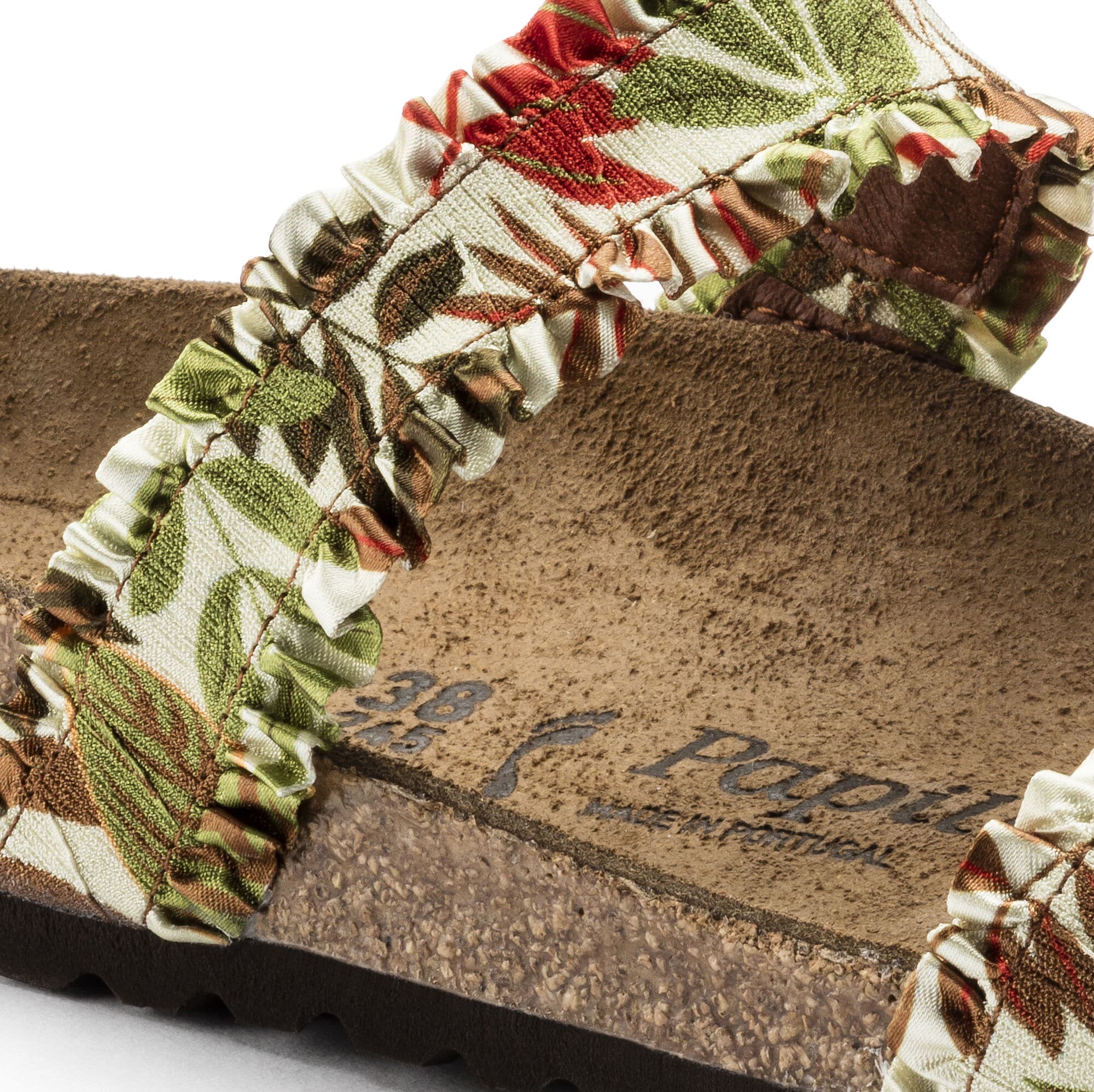 Curacao Stretch Flower Frill Brown BIRKENSTOCK