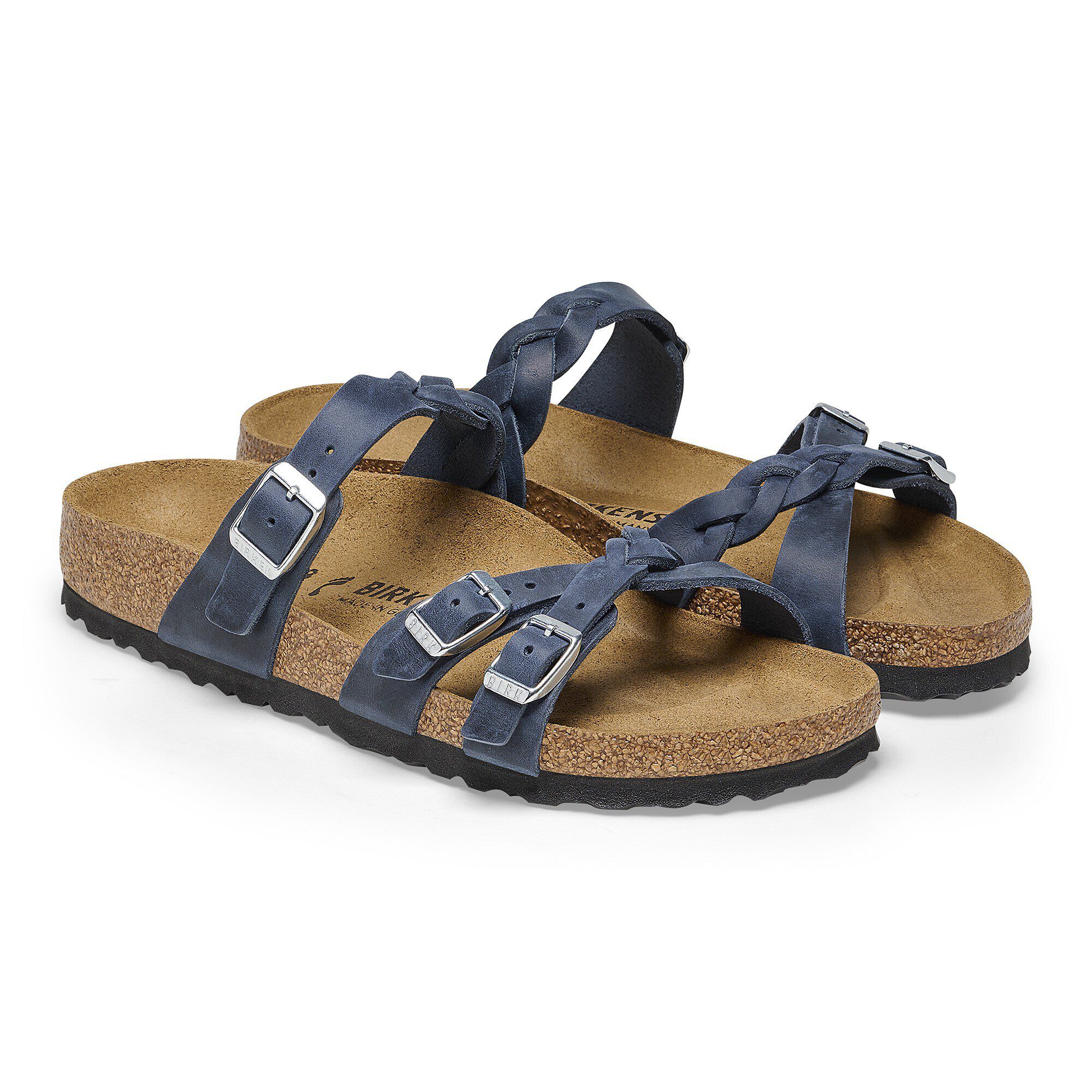 Franca Oiled Leather Navy BIRKENSTOCK