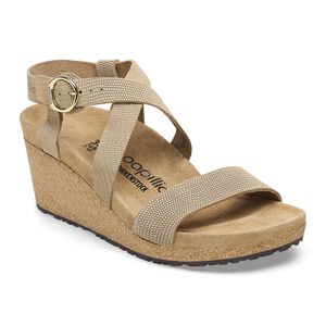 Sibyl Ring-Buckle Nubuck Leather Embossed
