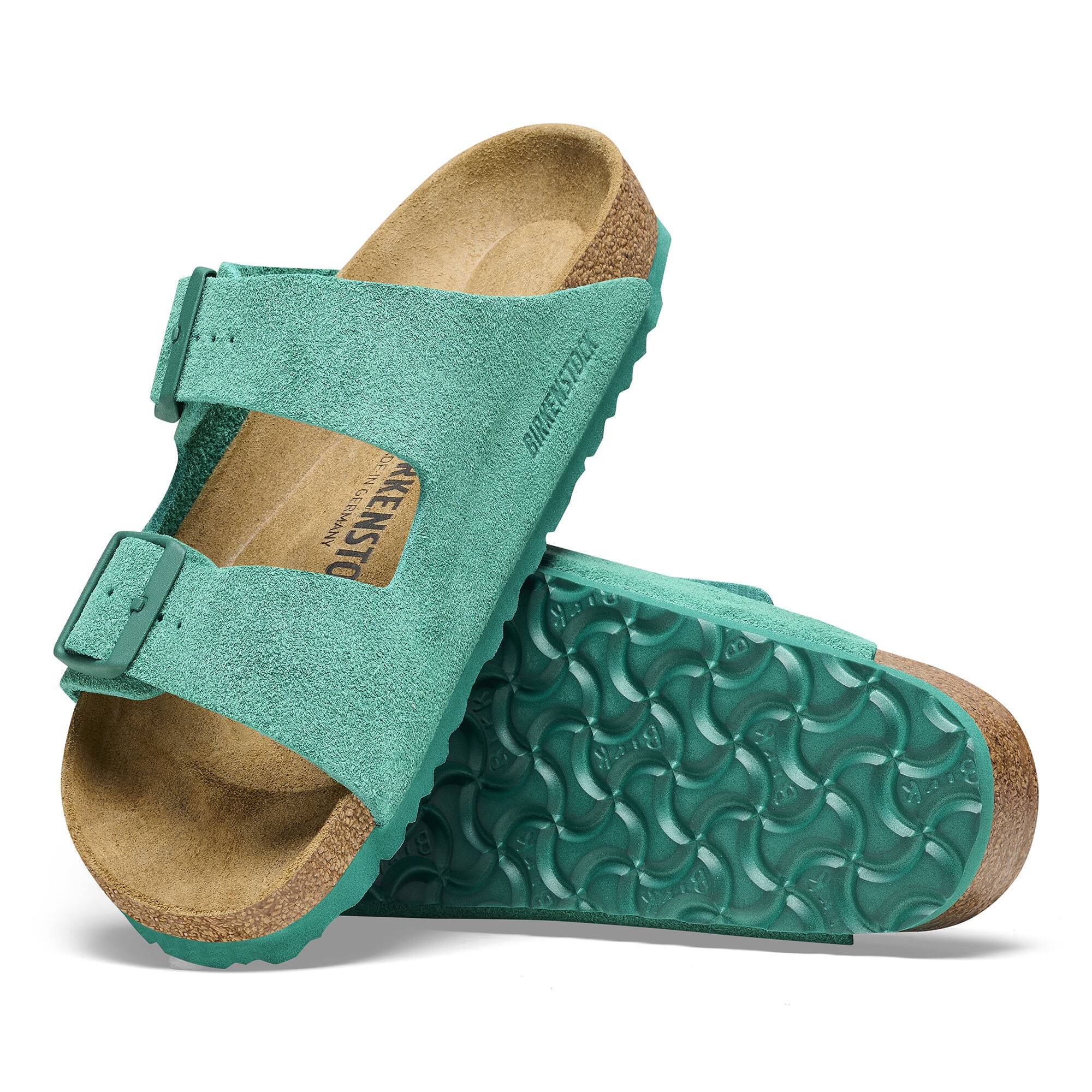 Arizona Suede Leather Digital Green BIRKENSTOCK