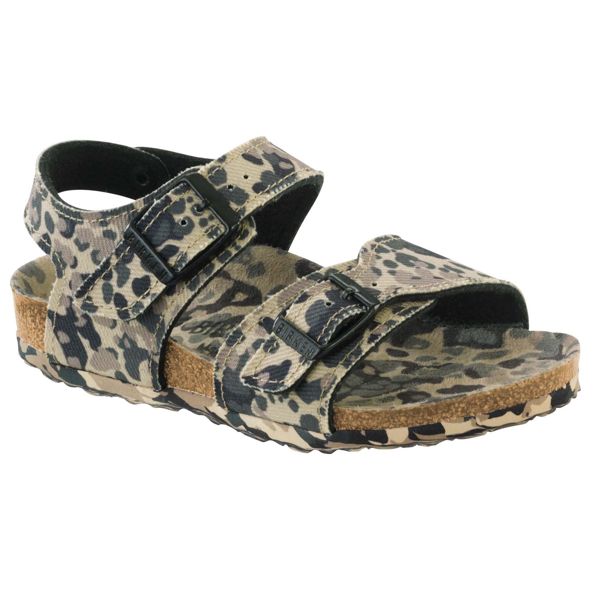 New York Kids Textile All Over Camo Khaki BIRKENSTOCK