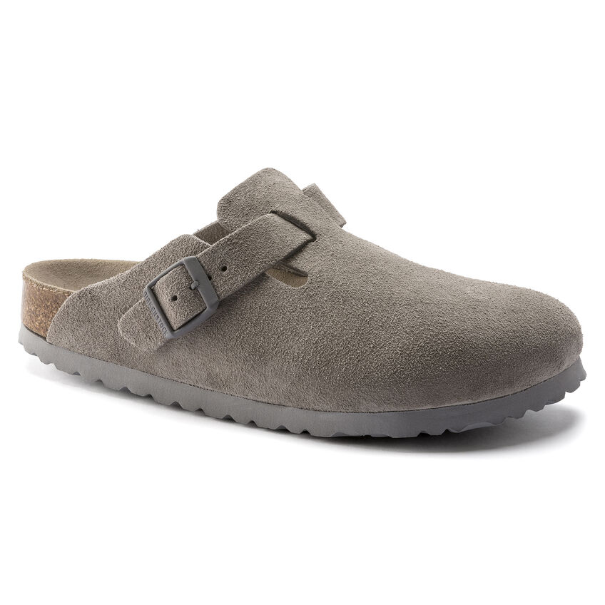Soft Footbed Suede Leather Stone Coin | BIRKENSTOCK