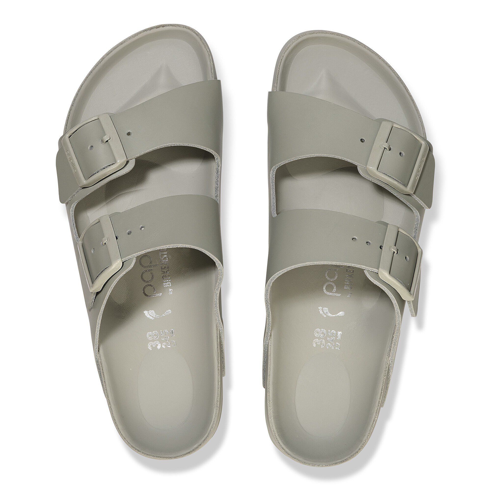 Arizona Flex Platform Leather Mineral Gray | BIRKENSTOCK