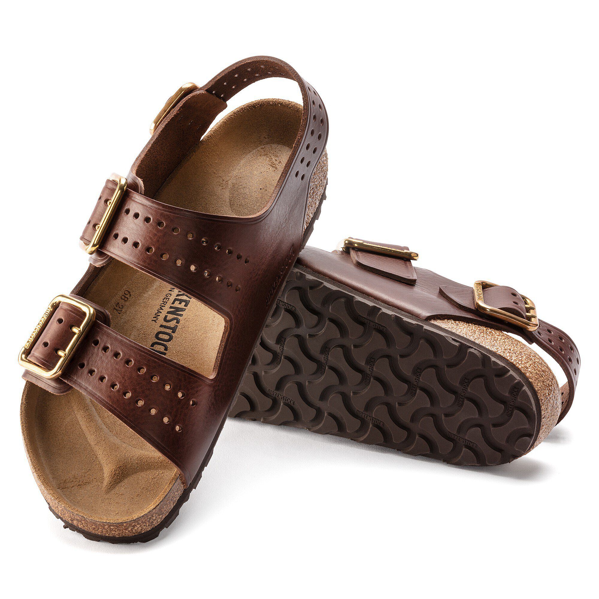Birkenstock milano leather sandals deals