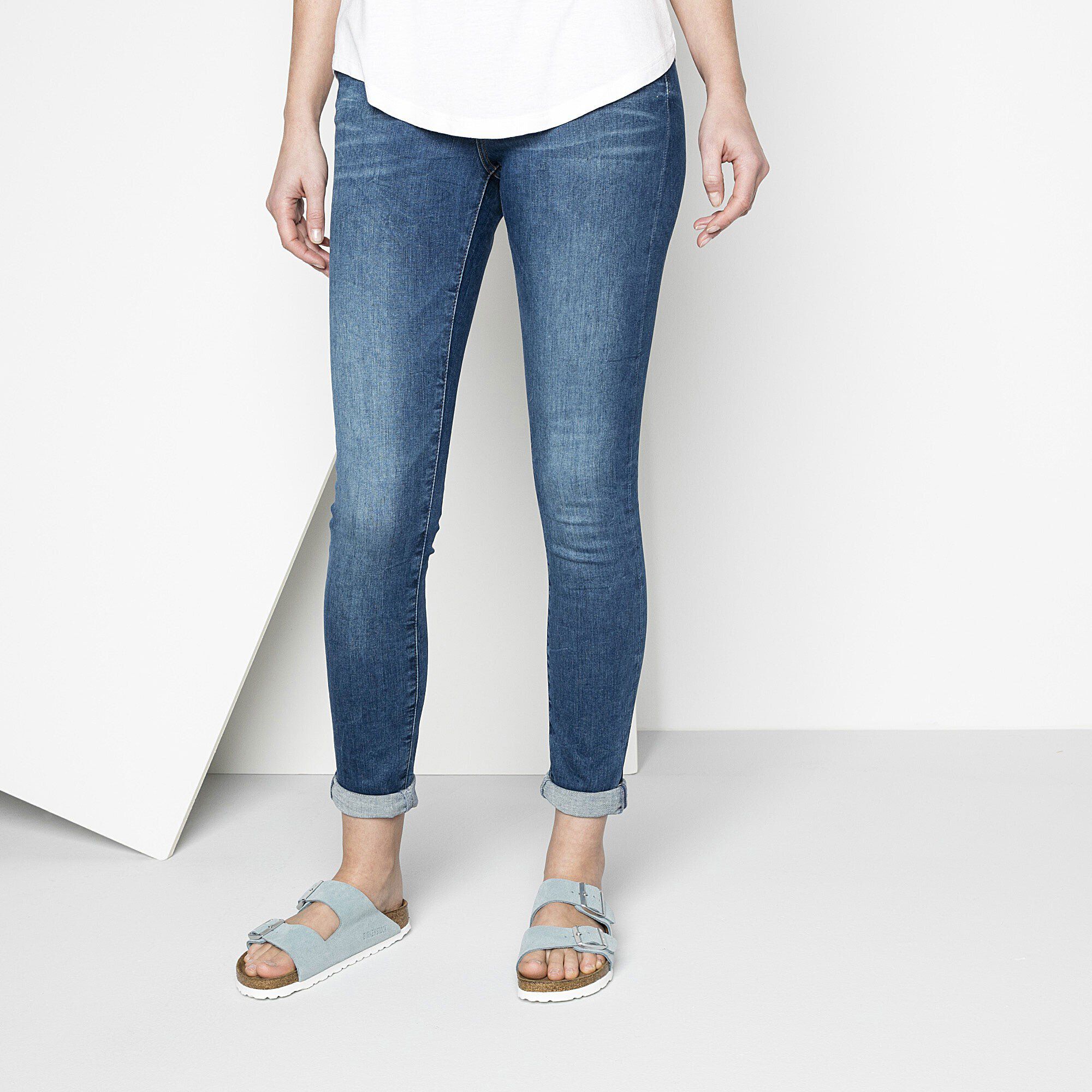 Arizona Suede Leather Light Blue