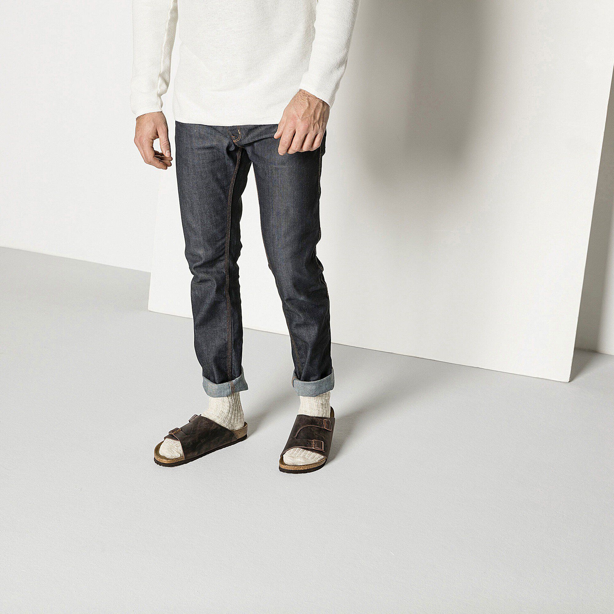 Birkenstock Cotton Beige White Socks
