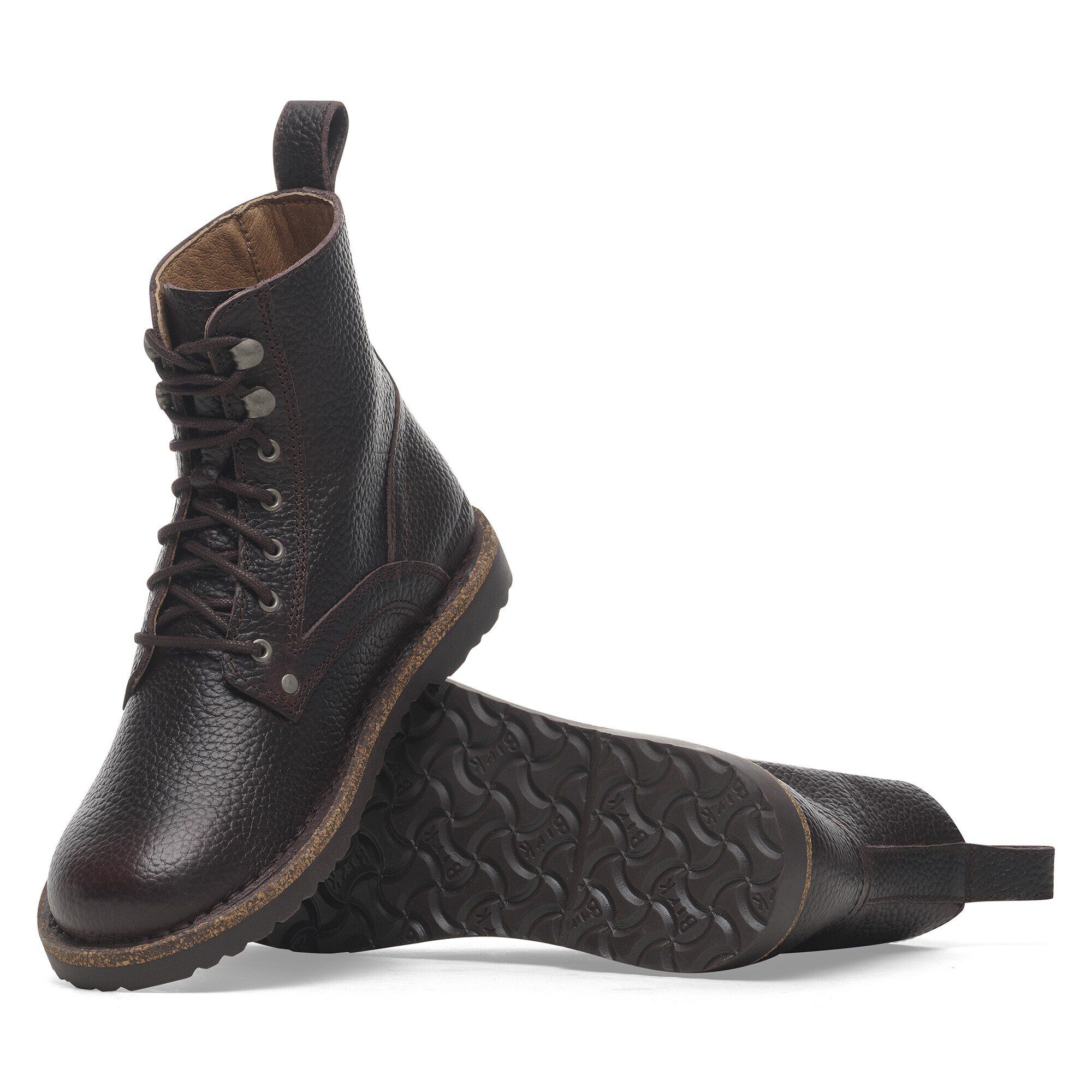 Natural leather boots store
