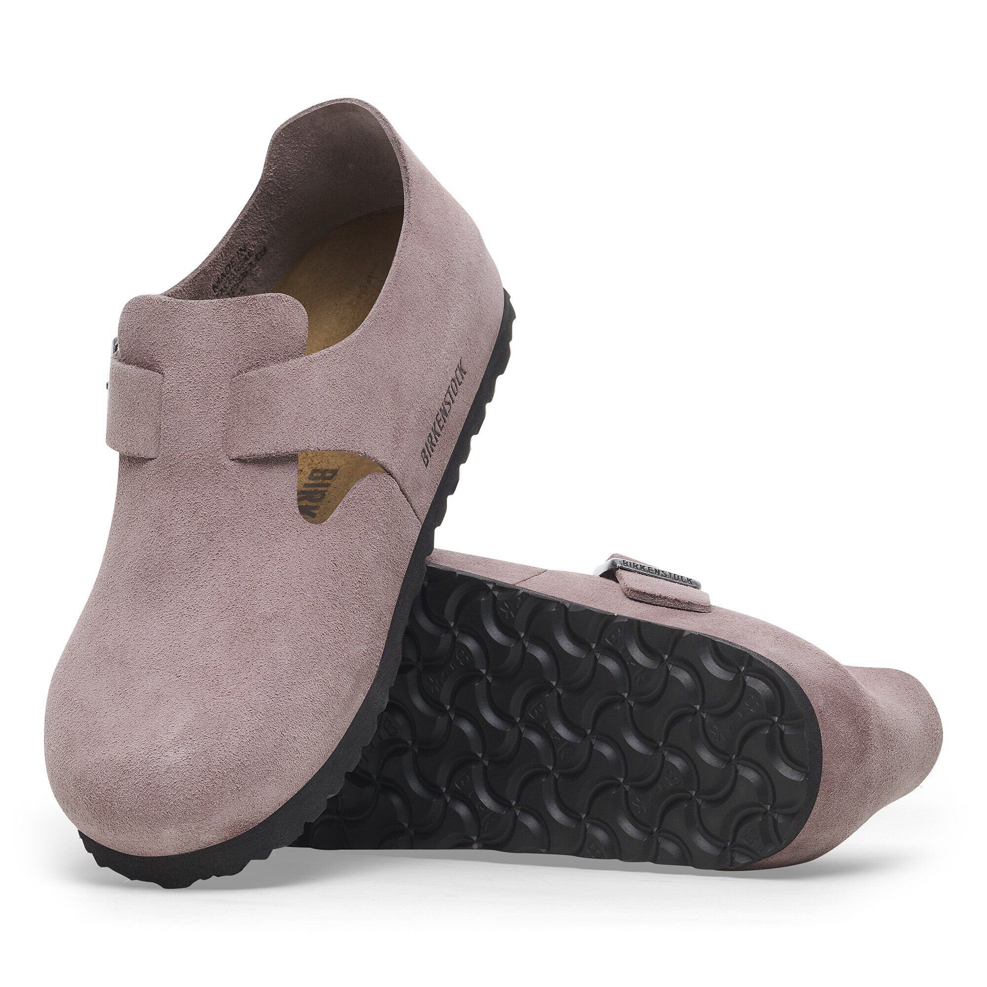 London Suede Leather Faded Purple | BIRKENSTOCK