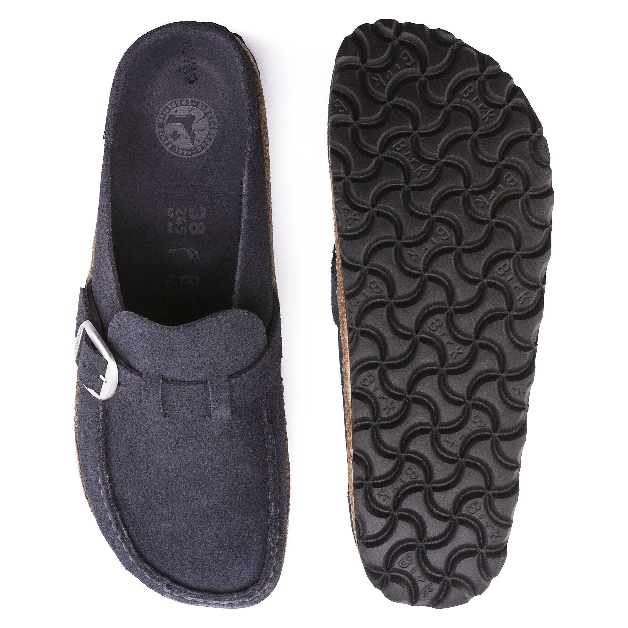 Navy birkenstock clogs sales