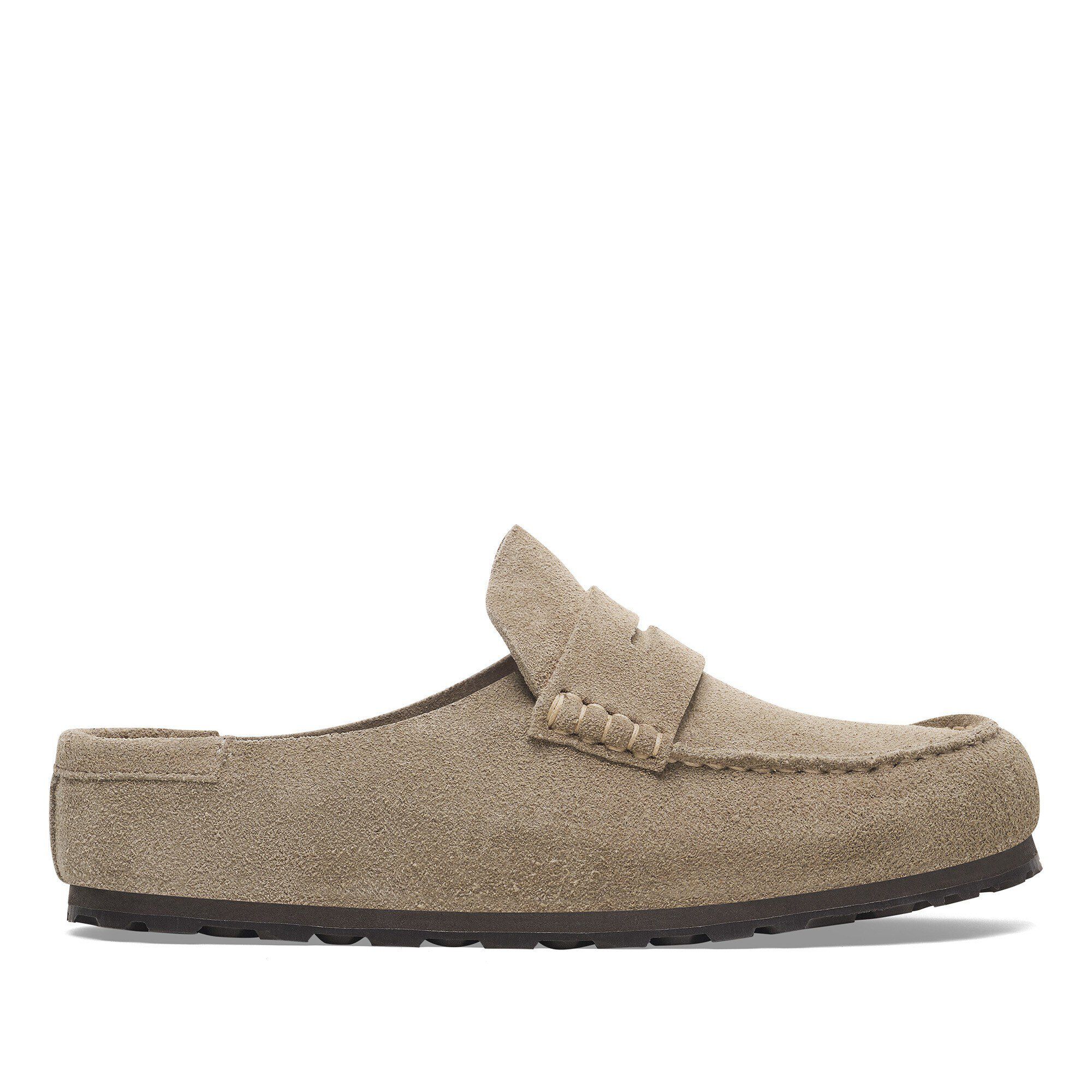 BIRKENSTOCK｜SLIPPERS (Naples Shearling TAUPE (1028039)) Birkenstock Naples Shearling Taupe - Calico Club