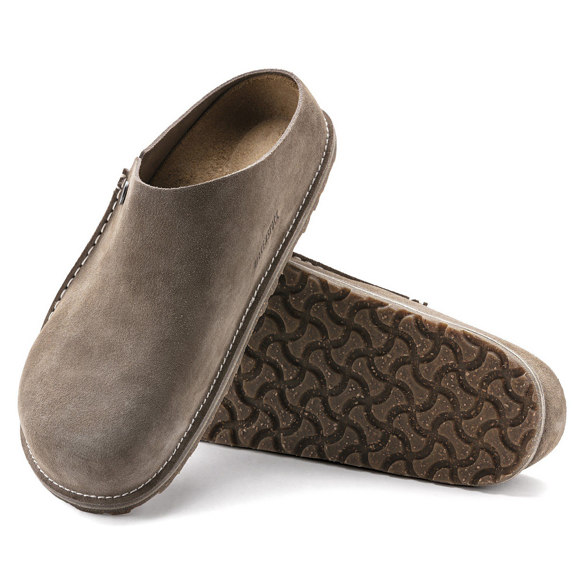 Birkenstock Zermatt Premium Gray Taupe Clogs