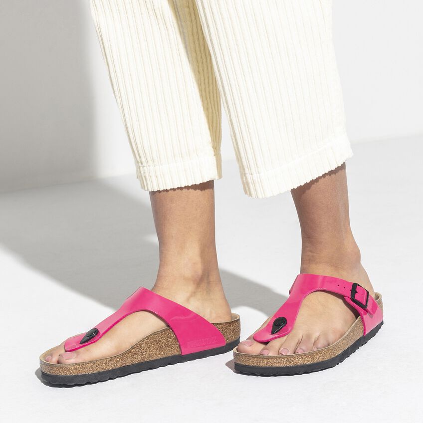 birkenstock gizeh fuchsia tulip