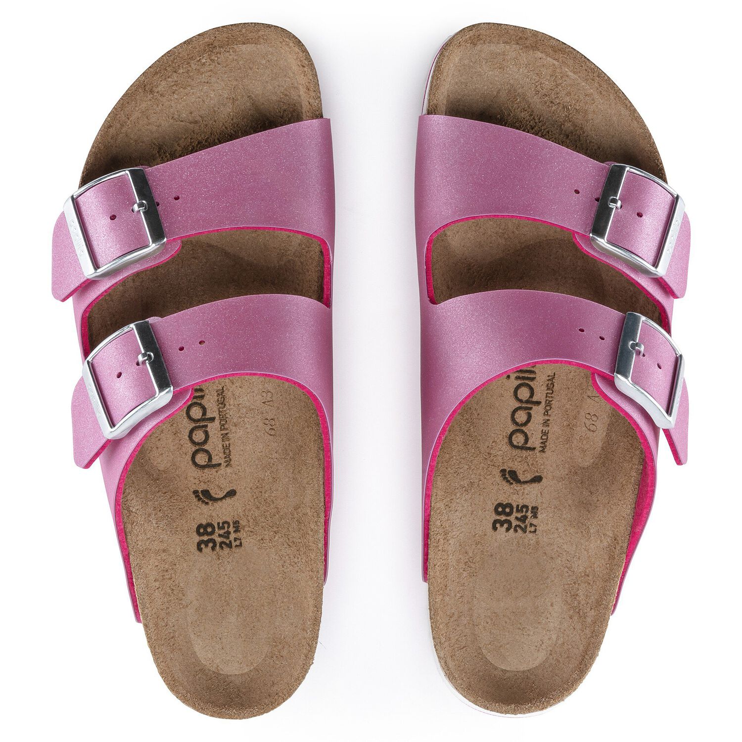 fuchsia birkenstocks