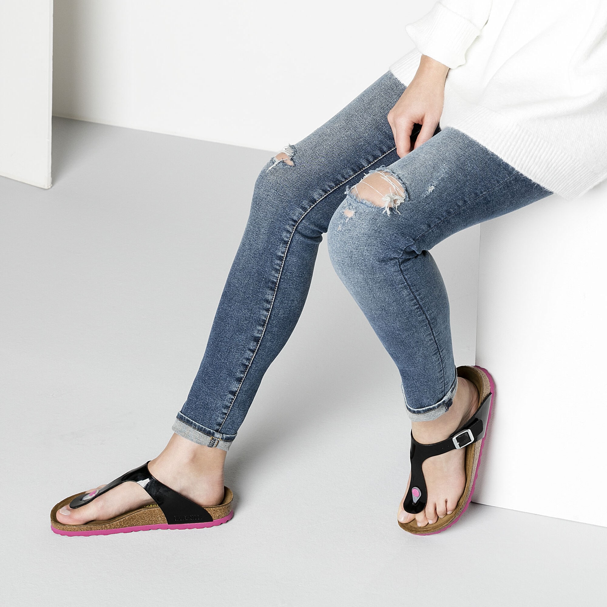Gizeh black patent hotsell