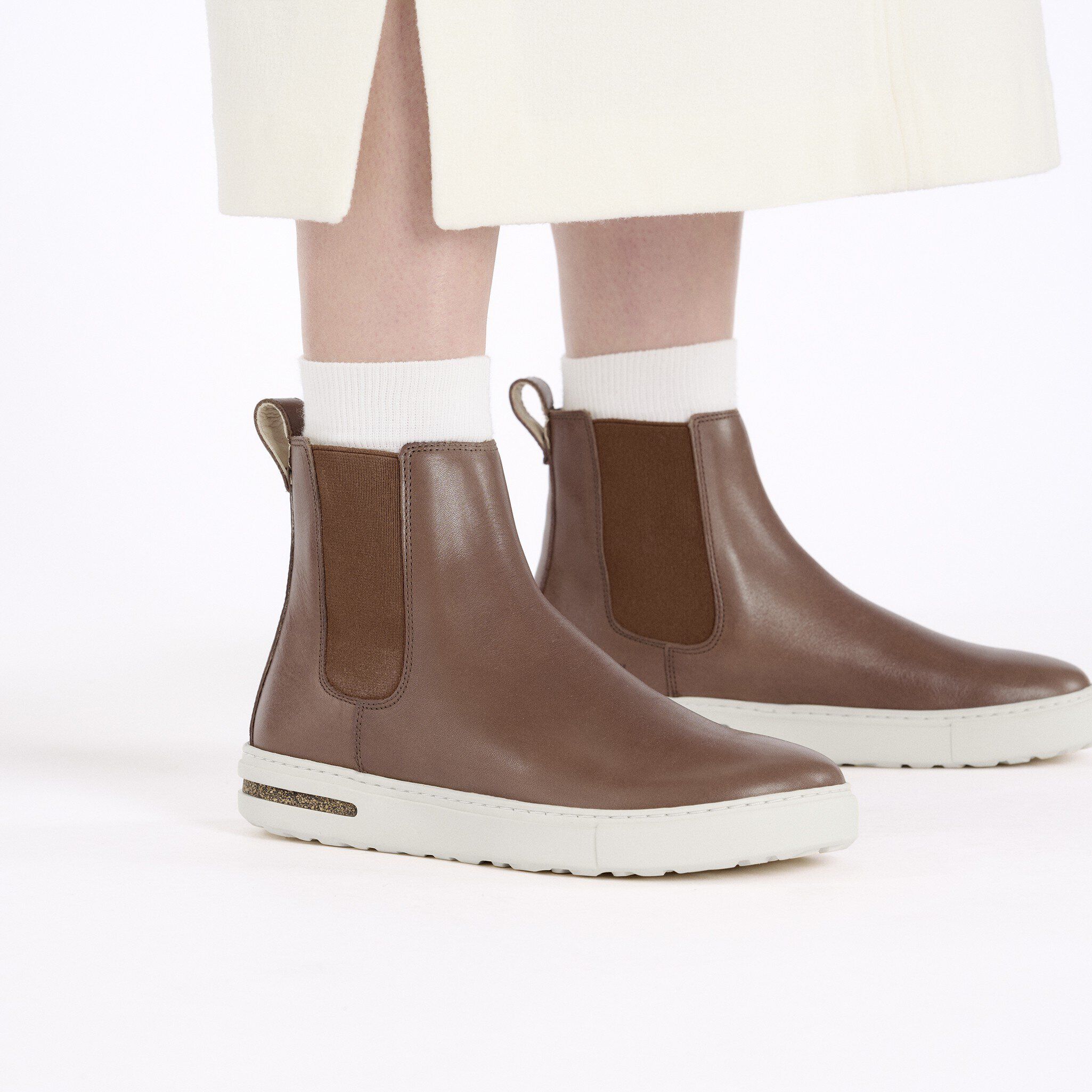 BIRKENSTOCK Bend Chelsea Leather Cognac Boots