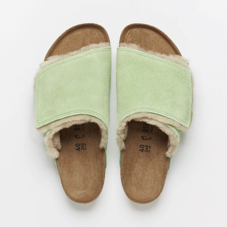 Stüssy Solana Suede Leather Washed Green