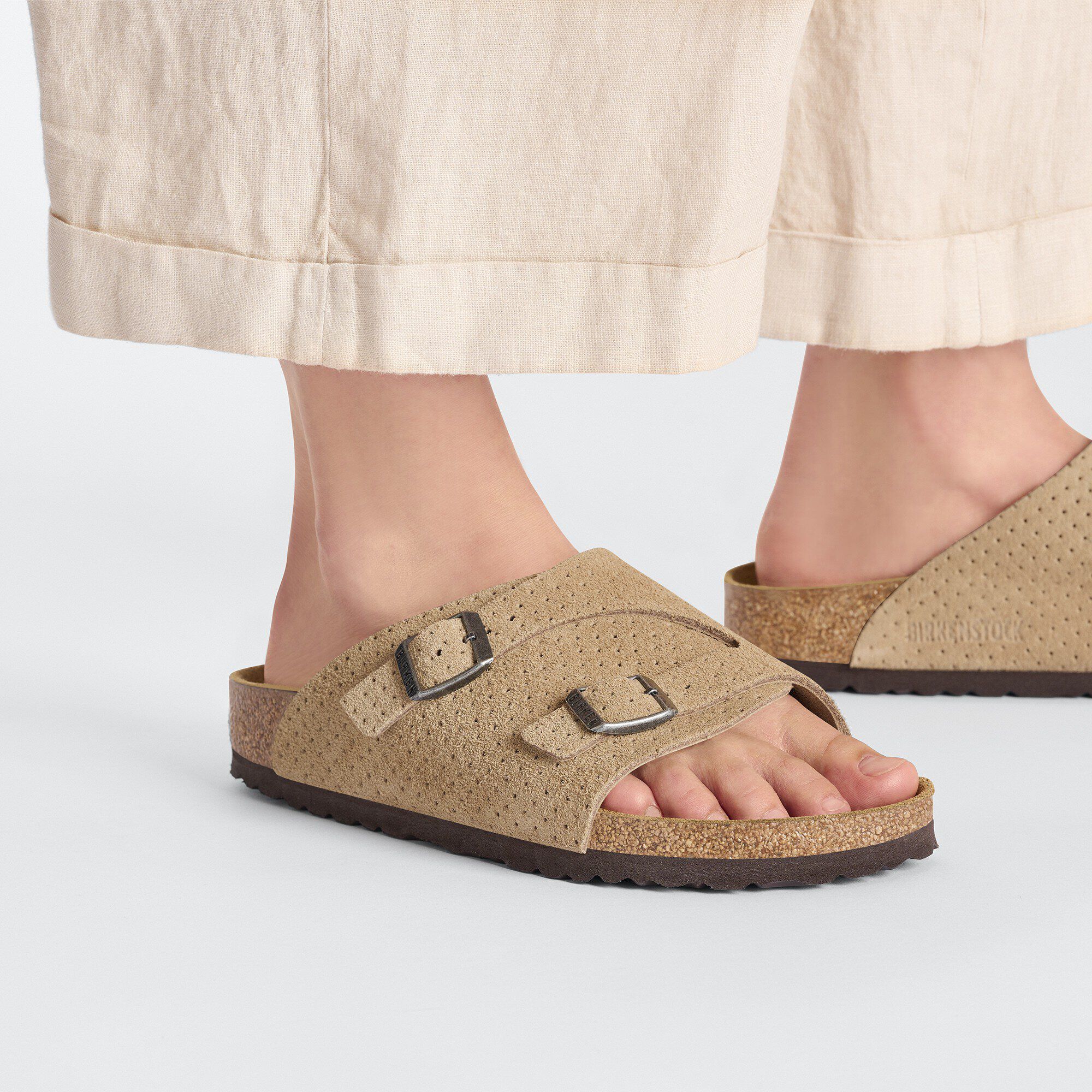 Zürich Suede Embossed Dotted New Beige | BIRKENSTOCK Zürich Suede Embossed Dotted New Beige | BIRKENSTOCK