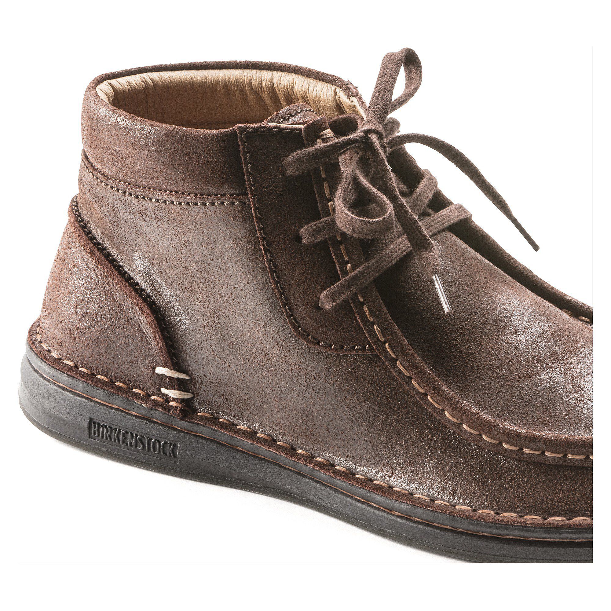 Pasadena High Men Suede Leather Dark Brown BIRKENSTOCK