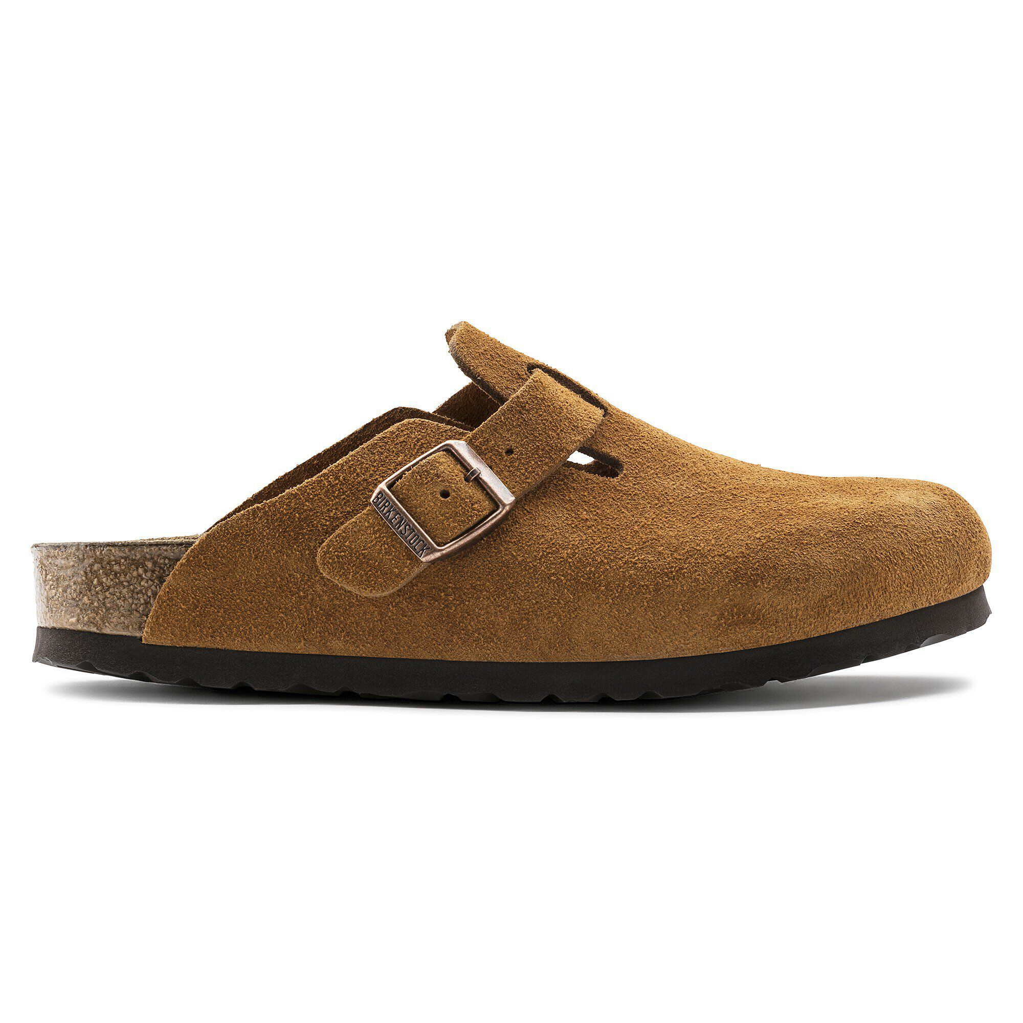 Boston Soft Footbed Suede Leather Mink | BIRKENSTOCK
