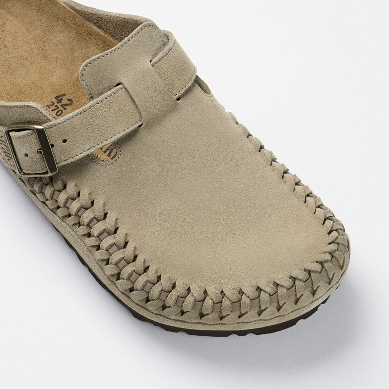 KITH Boston Braided Suede Leather Taupe