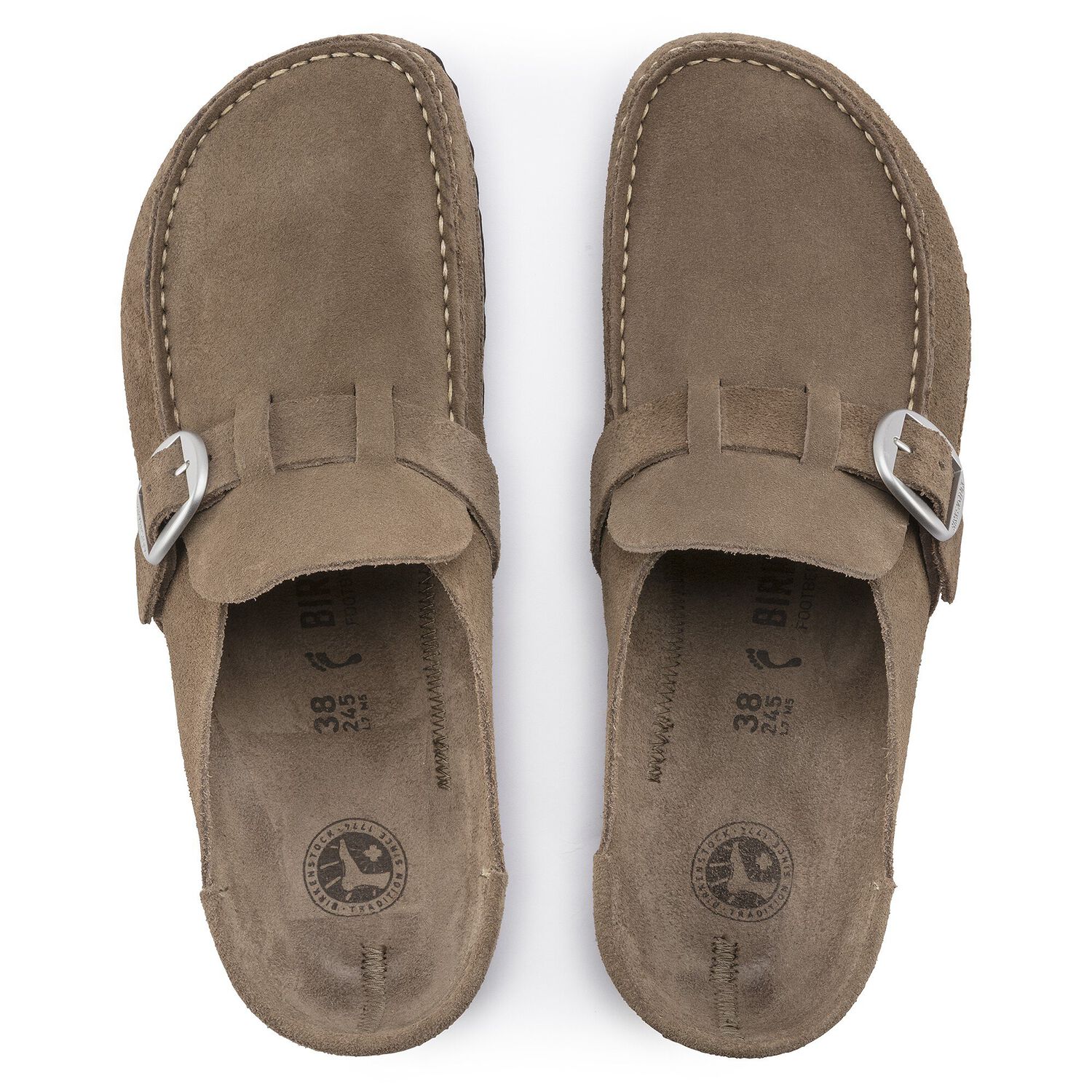 birkenstock women's buckley suede slip on