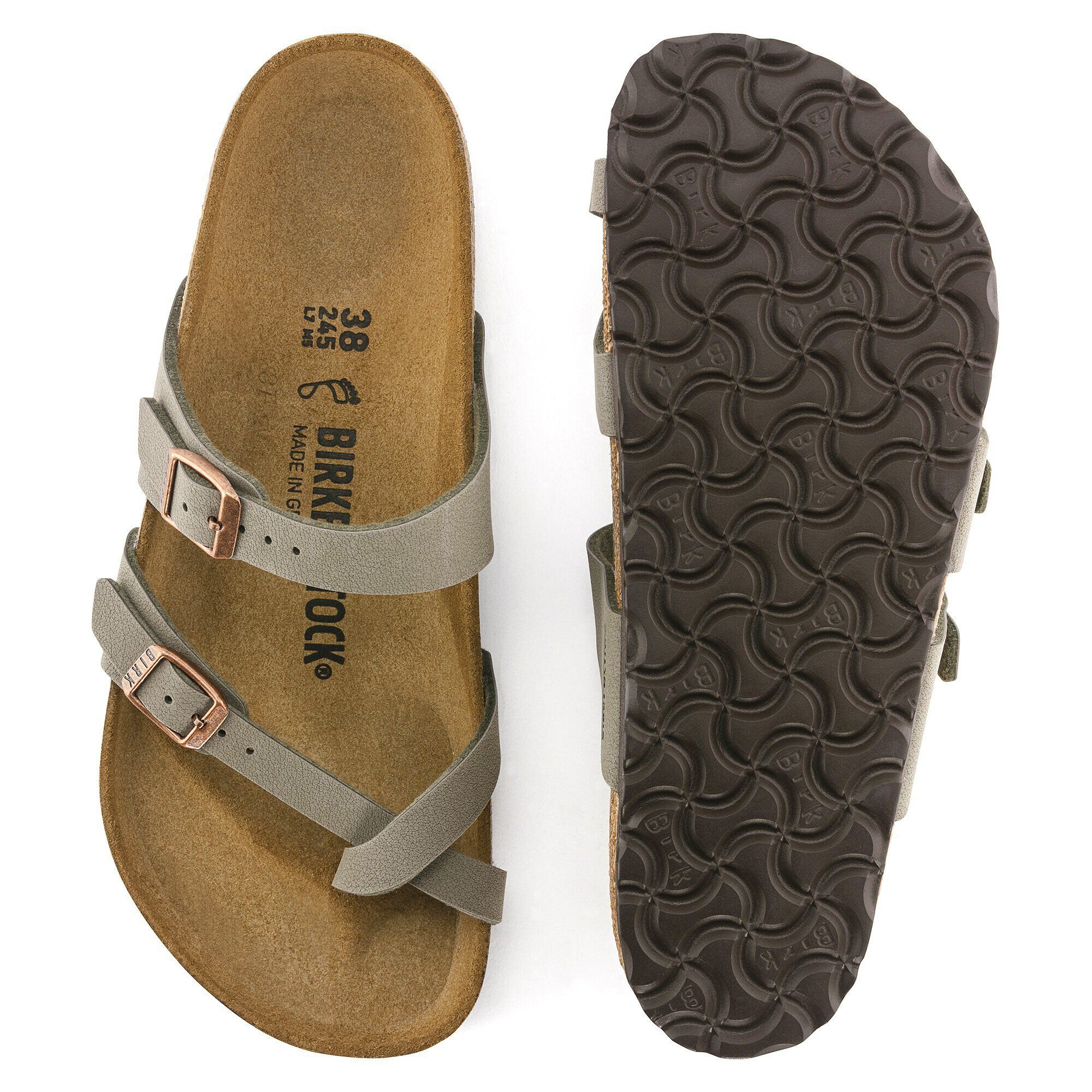 Mayari Birkibuc Stone BIRKENSTOCK
