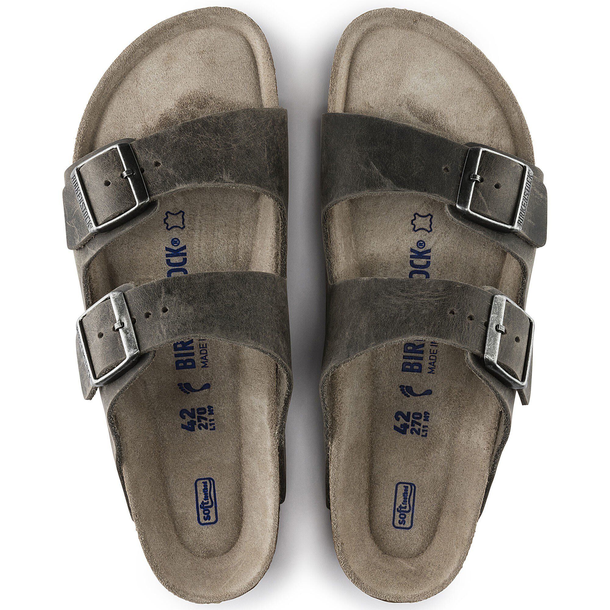 Birkenstock arizona oiled leather iron sales
