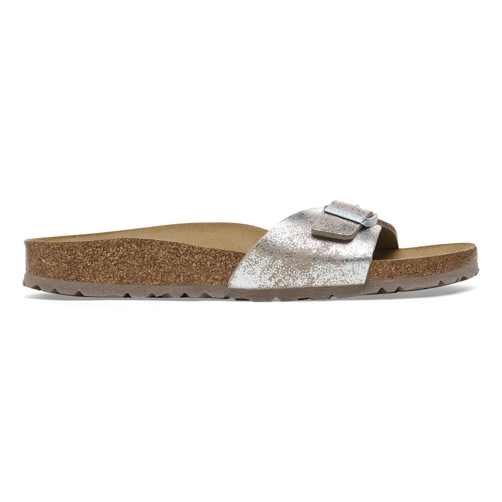 Madrid Synthetics Washed Metallic Silver | BIRKENSTOCK