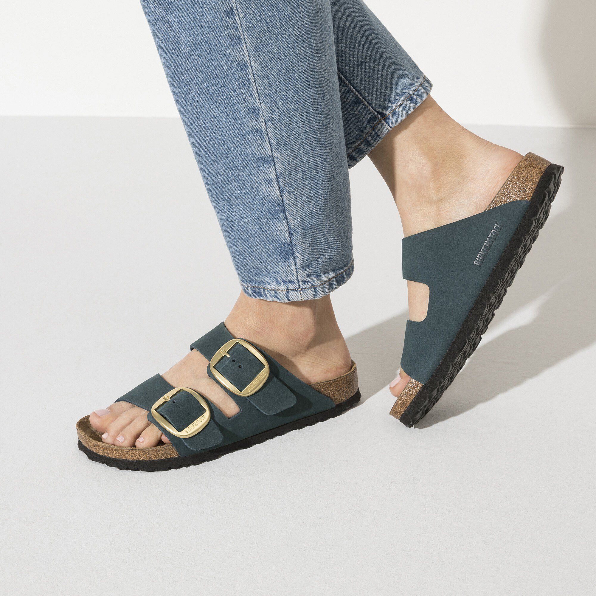 womens black flat slides