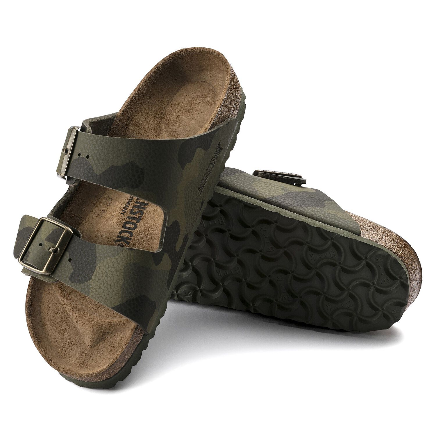 desert soil green birkenstock