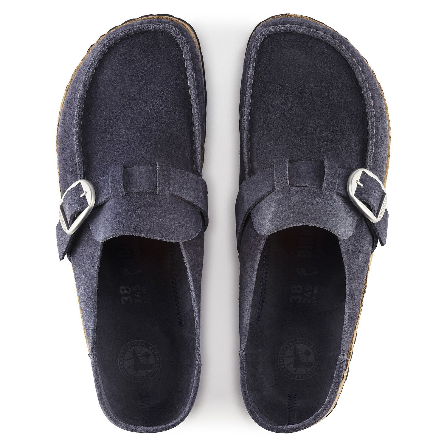 birkenstock women's buckley suede slip on
