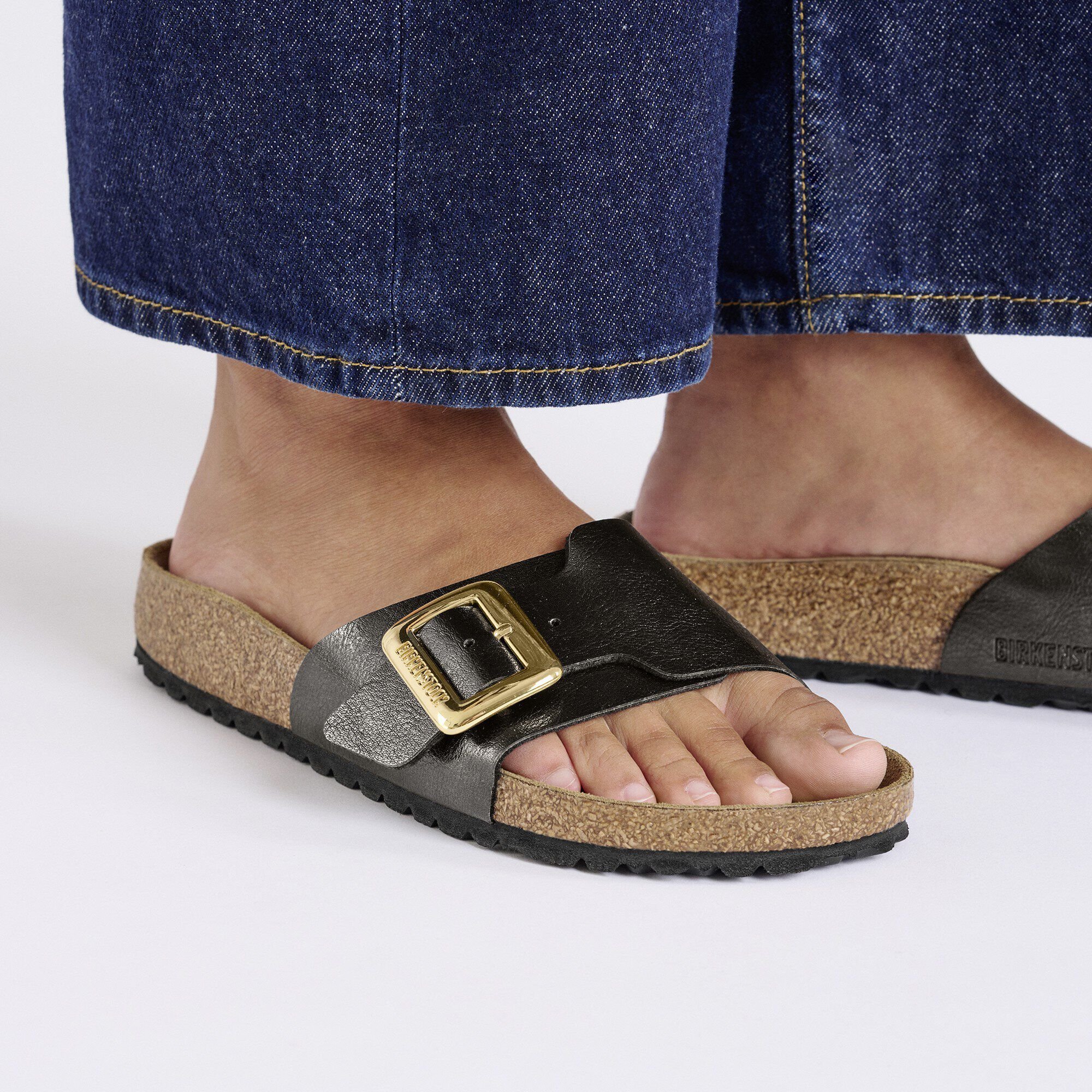 Catalina Luxe Buckle Birko-Flor Graceful Licorice | BIRKENSTOCK