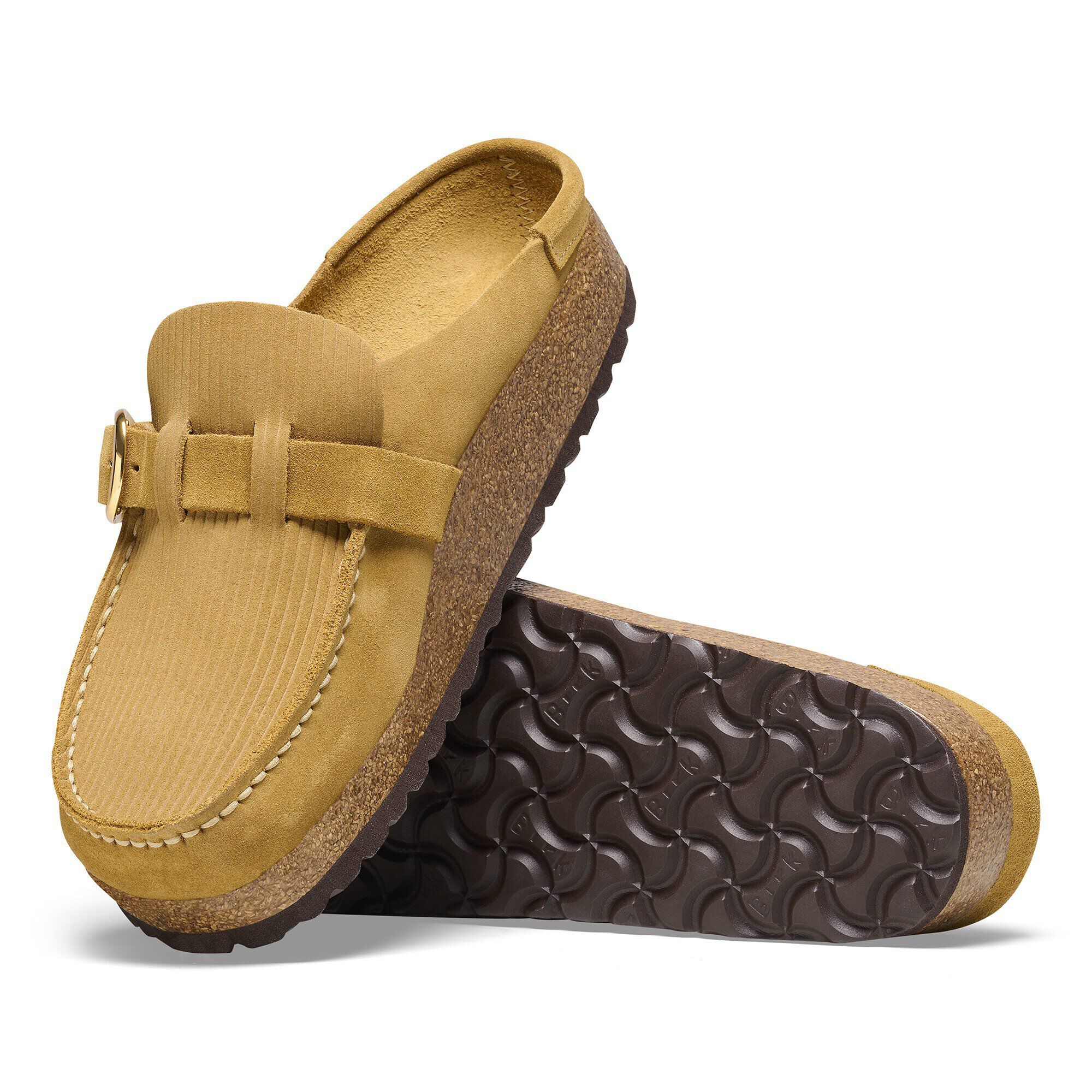 Buckley Suede Embossed Corduroy Cork Brown | BIRKENSTOCK