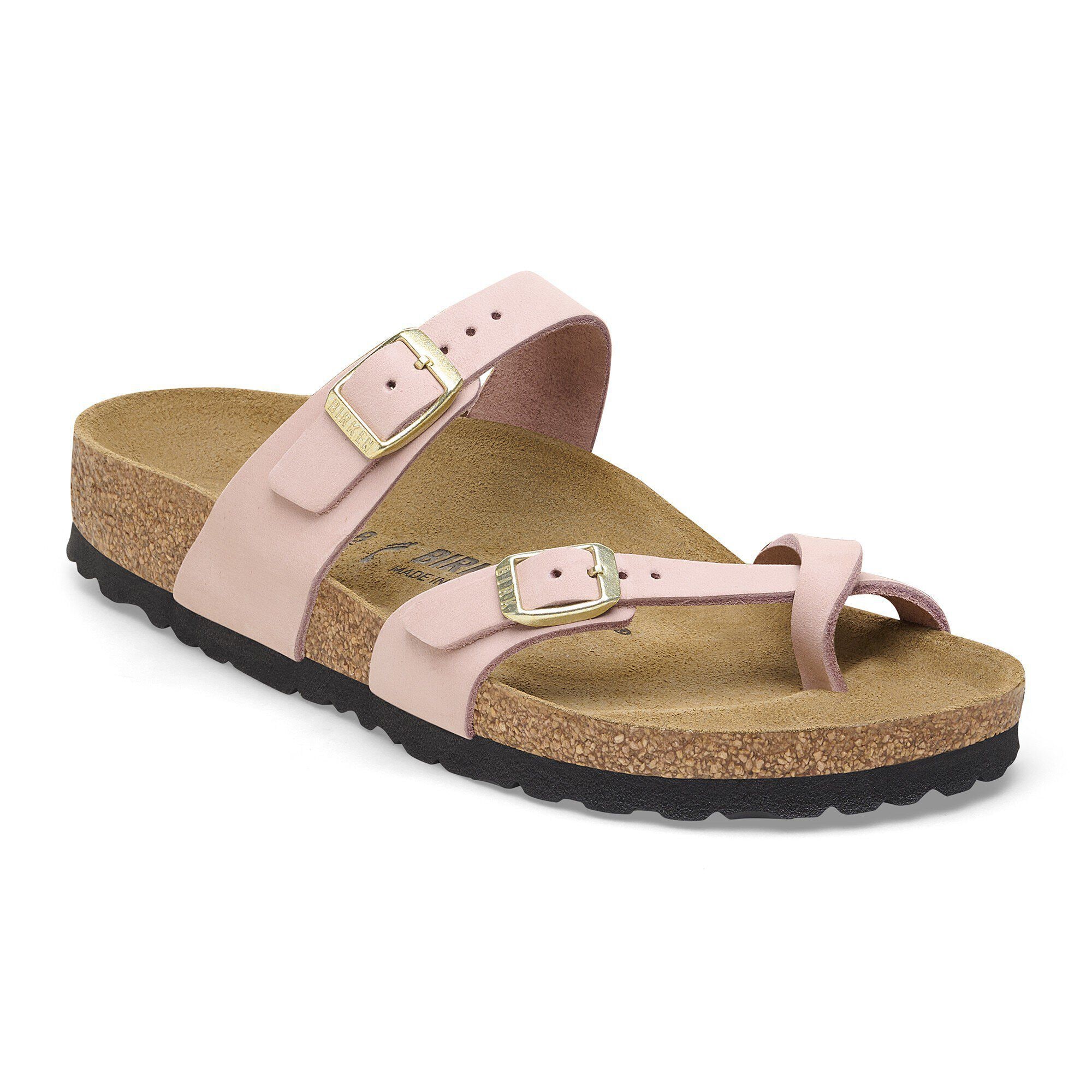 Hot pink birkenstock sandals top